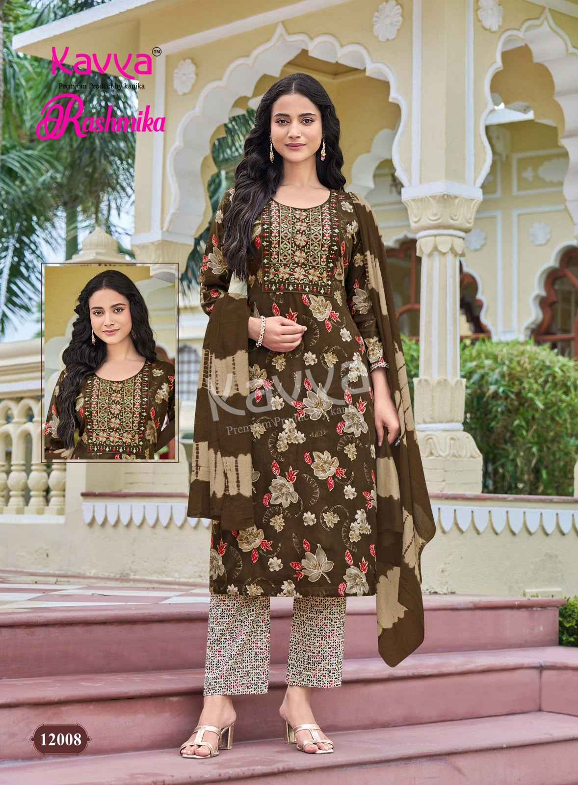 Kavya Rashmika Vol 12 Rayon Kurti Combo 10 pcs Catalogue