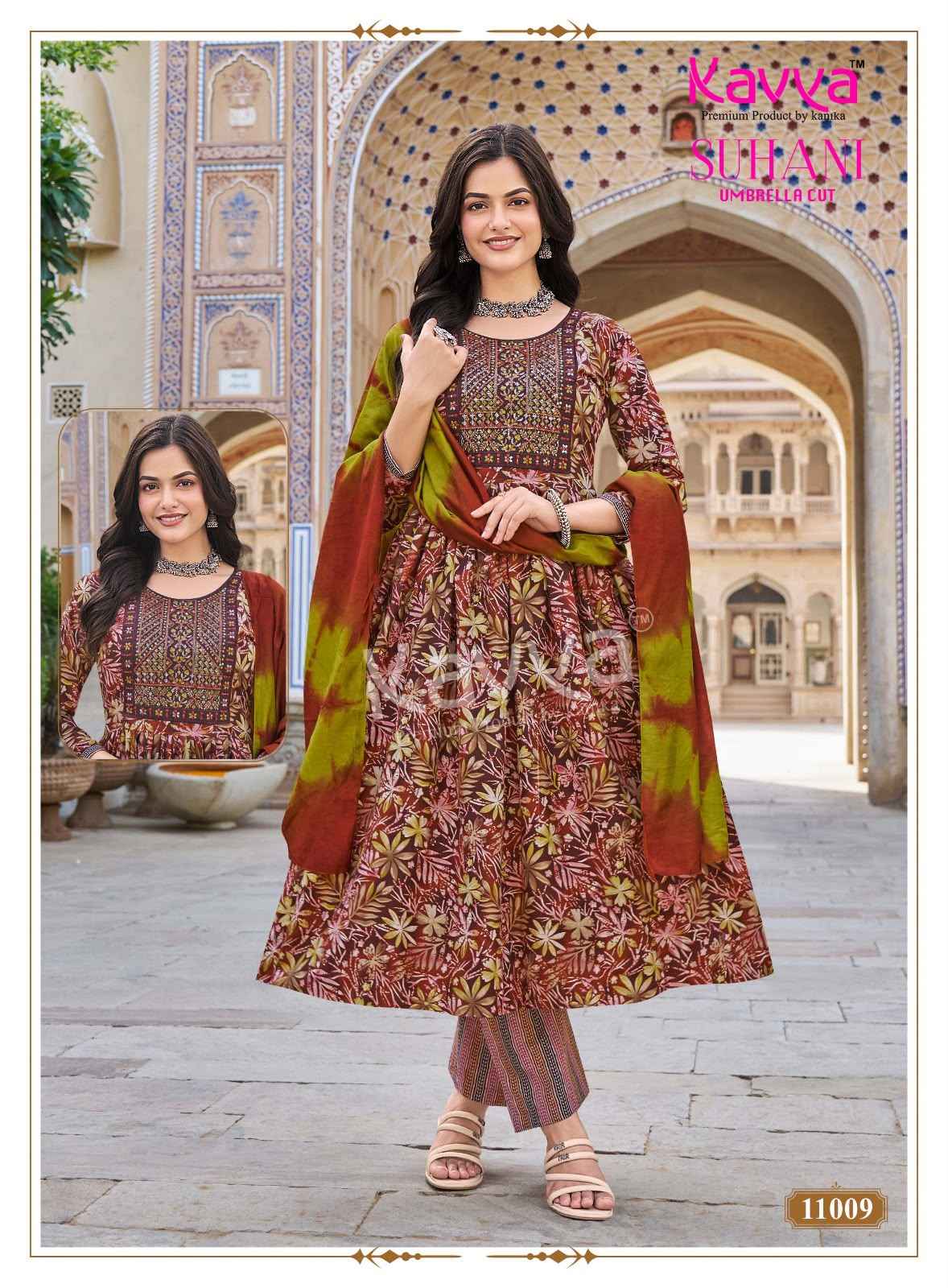 Kavya Suhani Vol 11 Viscose Kurti Combo 10 pcs Catalogue