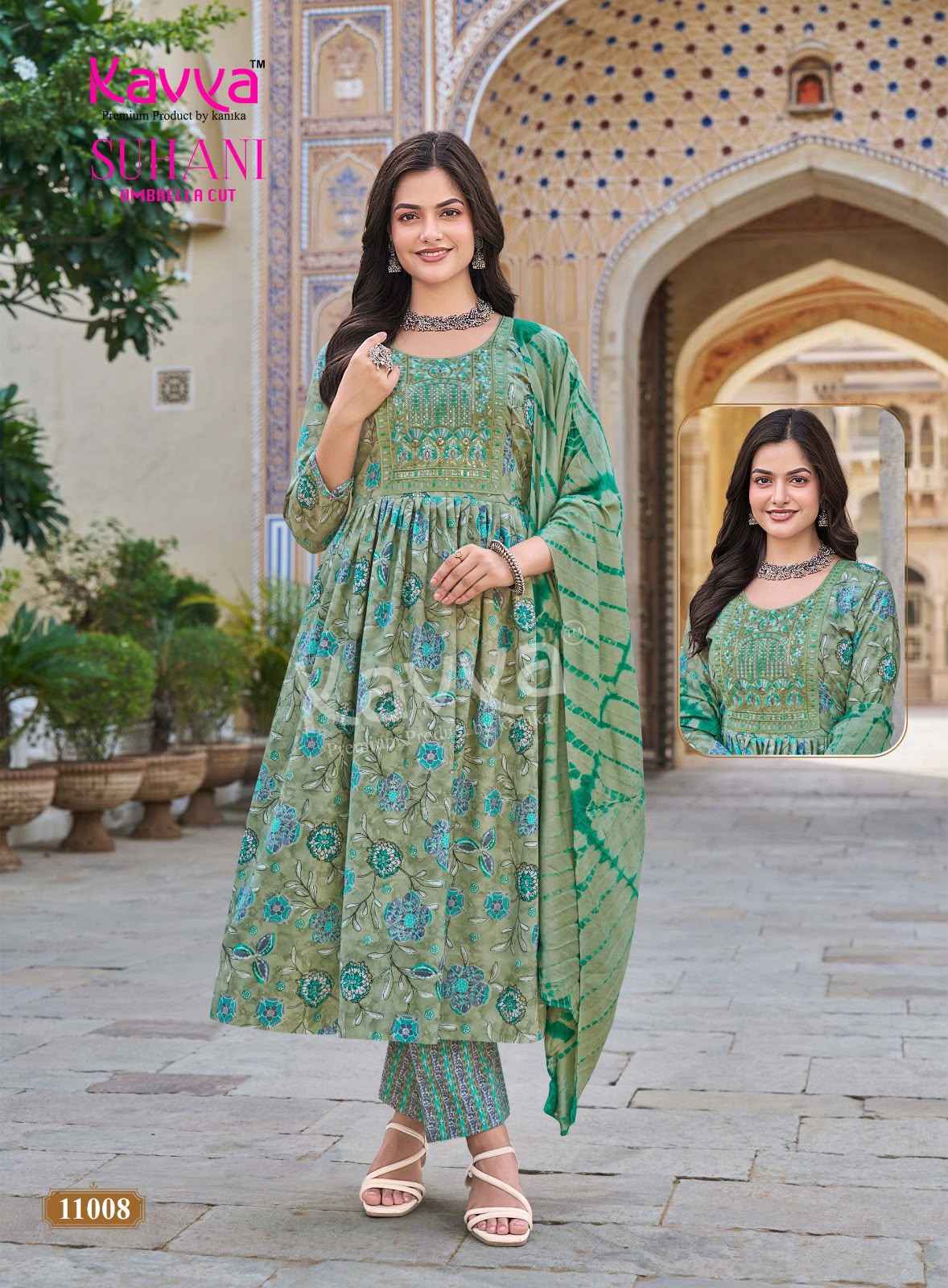 Kavya Suhani Vol 11 Viscose Kurti Combo 10 pcs Catalogue