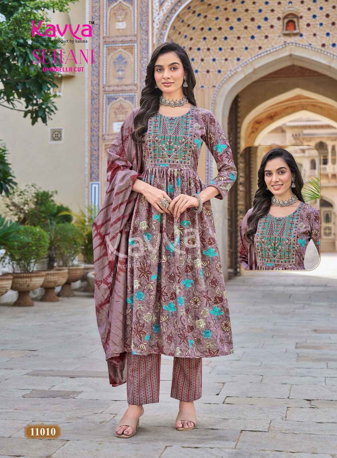 Kavya Suhani Vol 11 Viscose Kurti Combo 10 pcs Catalogue