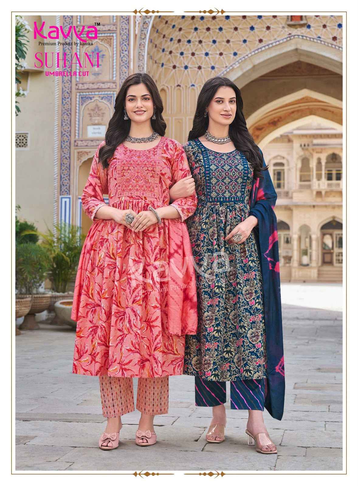 Kavya Suhani Vol 11 Viscose Kurti Combo 10 pcs Catalogue