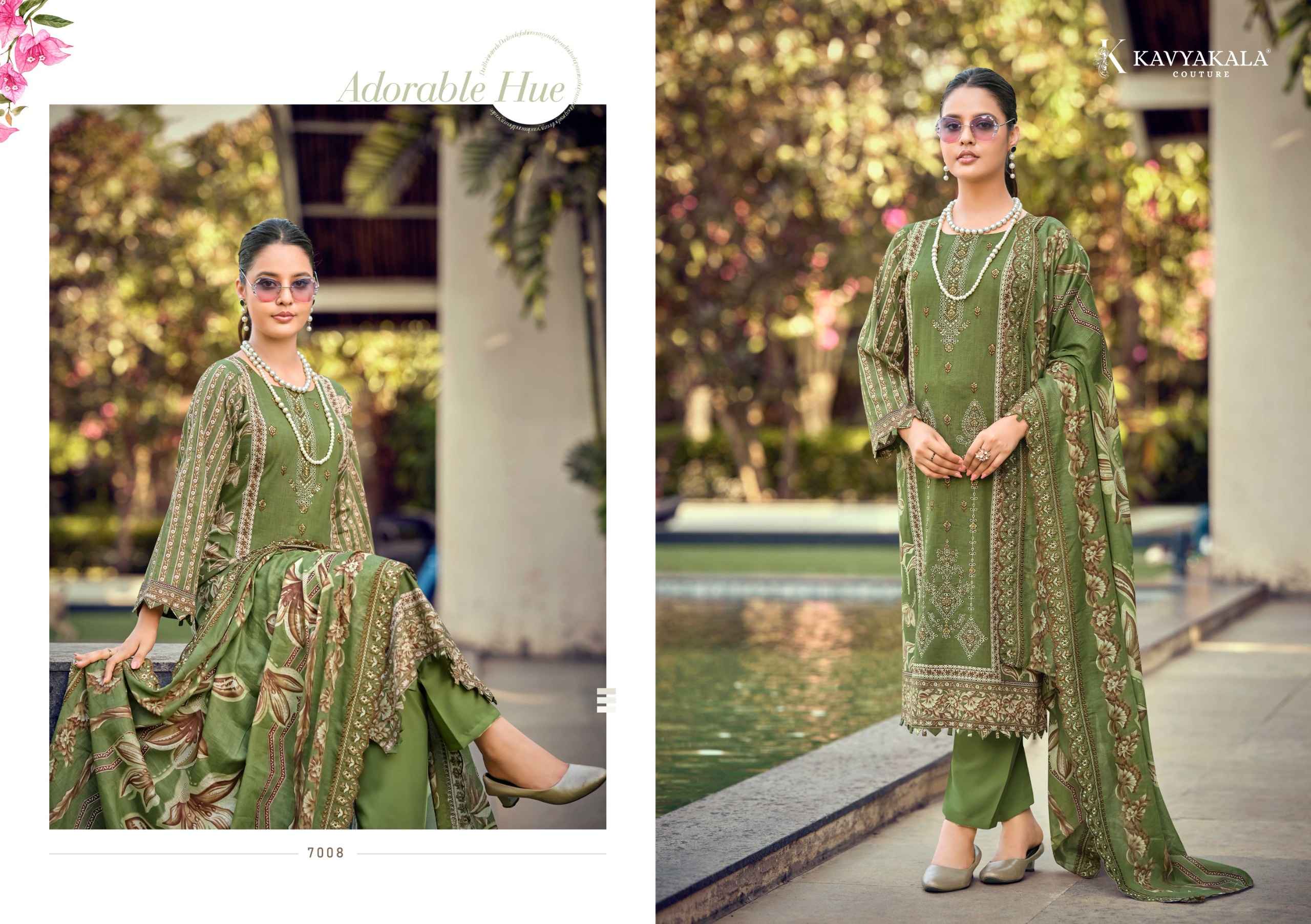 Kavyakala Bin Saeed Vol 7 Cambric Cotton Dress Material 8 pcs Catalogue