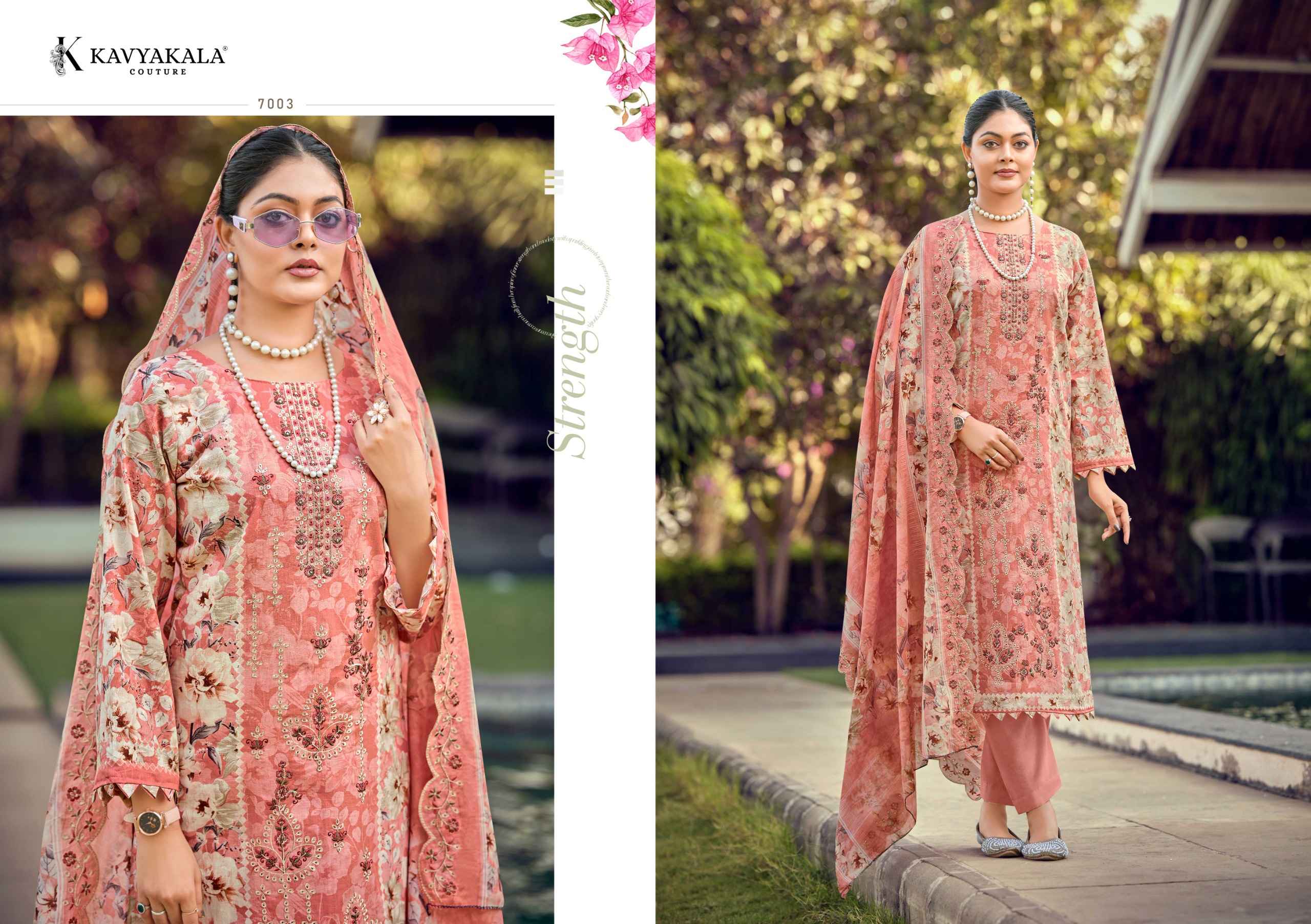 Kavyakala Bin Saeed Vol 7 Cambric Cotton Dress Material 8 pcs Catalogue
