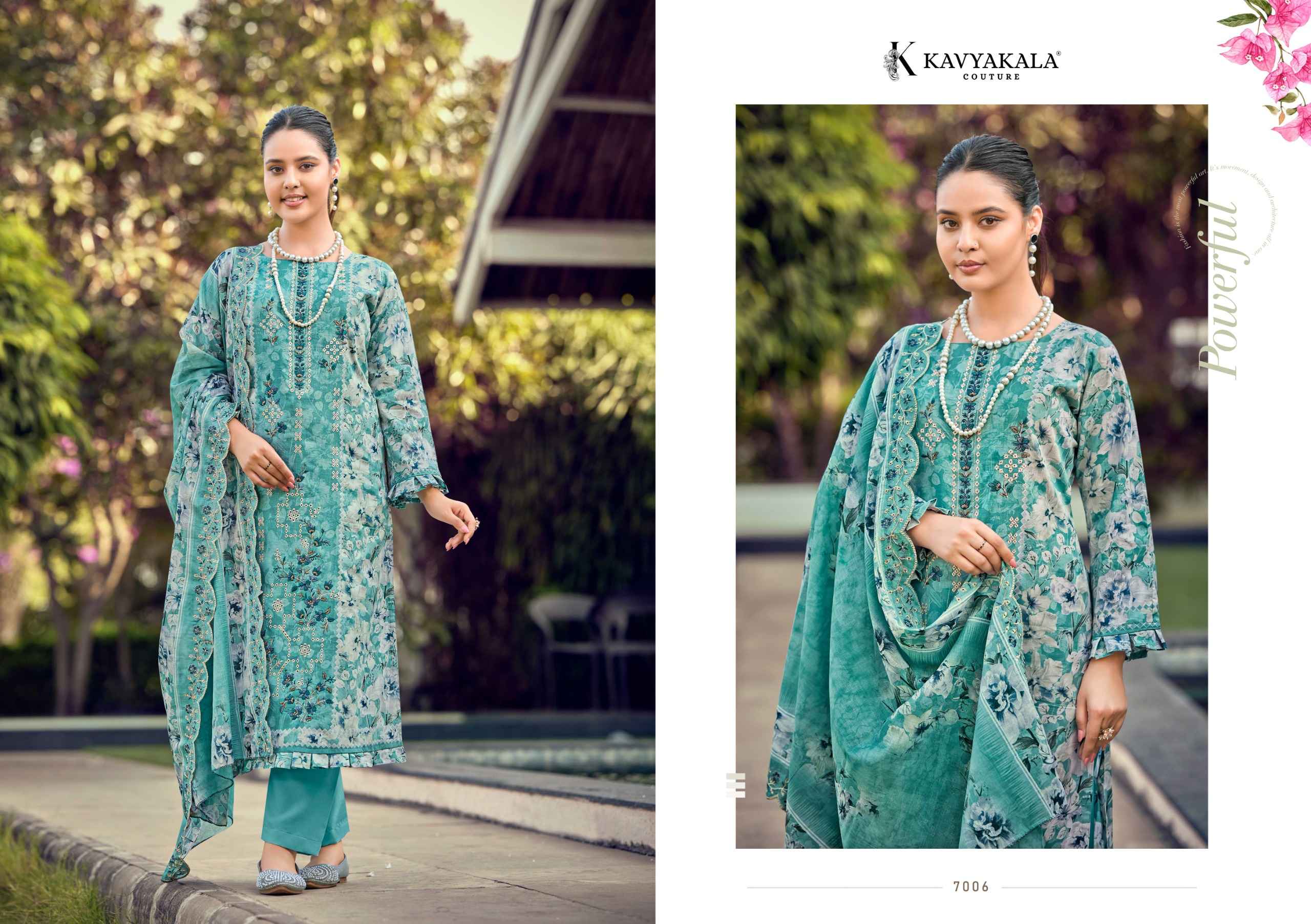 Kavyakala Bin Saeed Vol 7 Cambric Cotton Dress Material 8 pcs Catalogue