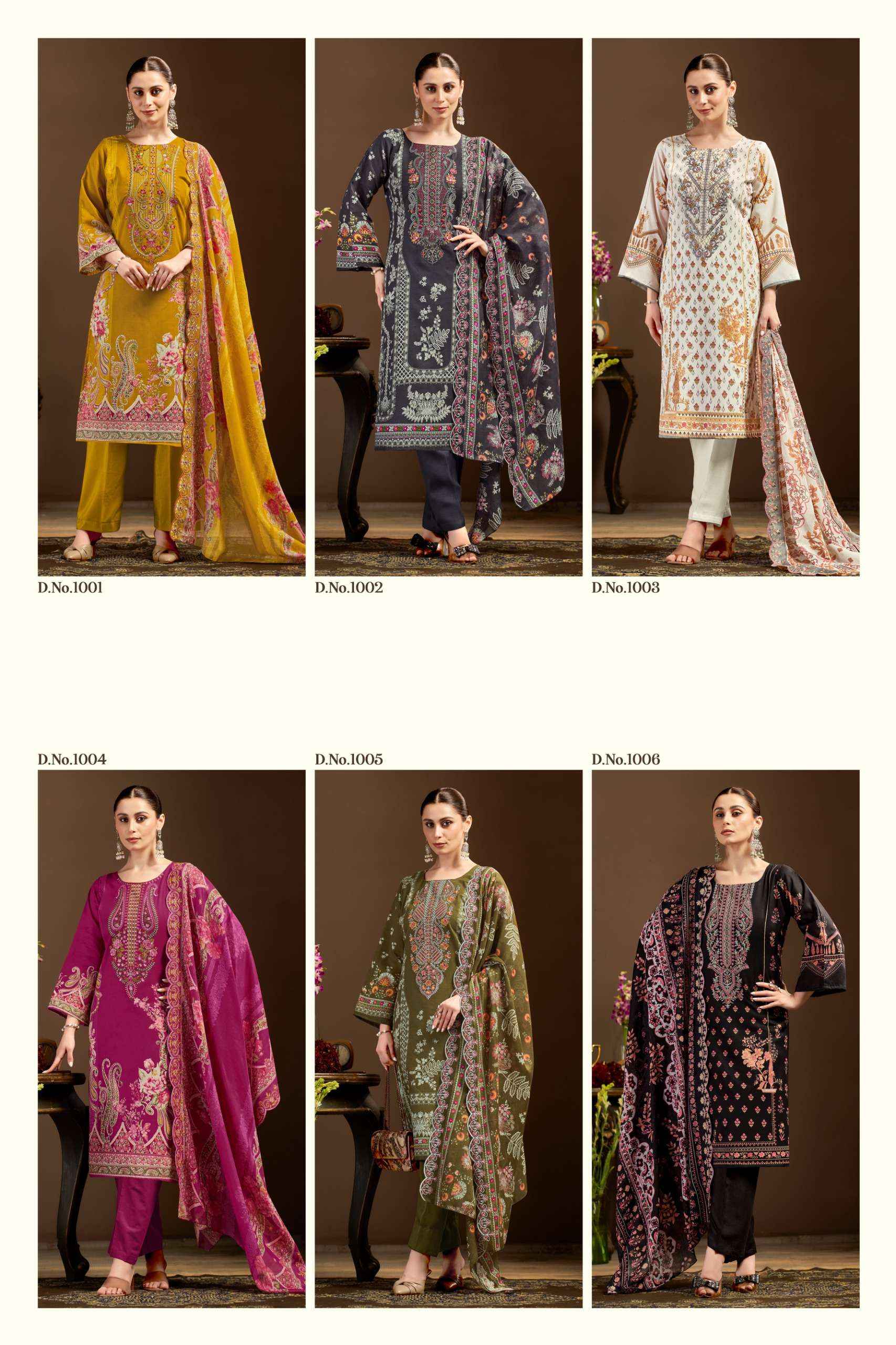 Kavyakala Mannat Vol 1 Cotton Dress Material 6 pcs Catalogue