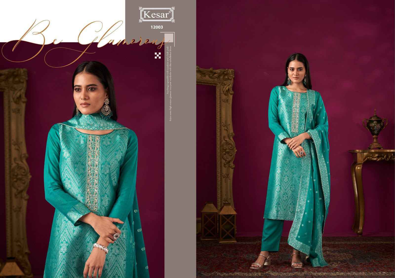 Kesar Karachi Prints Freya Banglory Silk Dress Material 4 pcs Catalogue