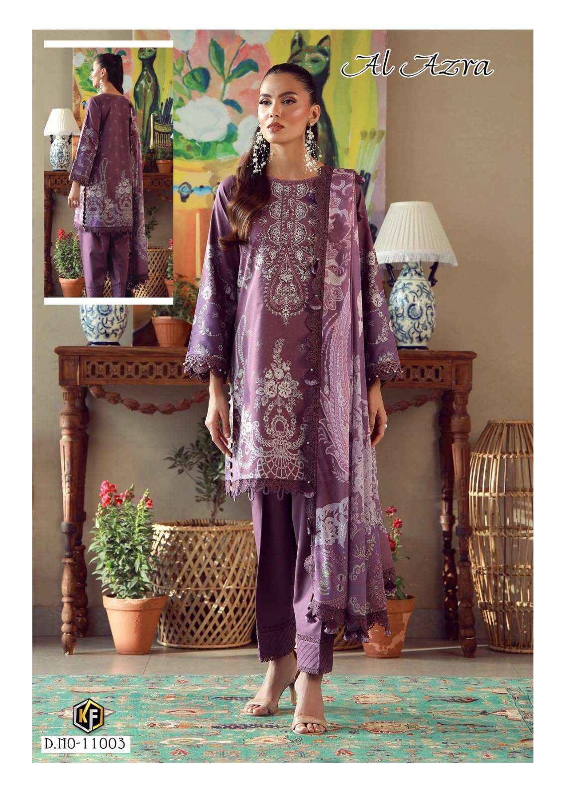 Keval Fab Al Azara Vol 11 Cotton Dress Material 6 pcs Catalogue