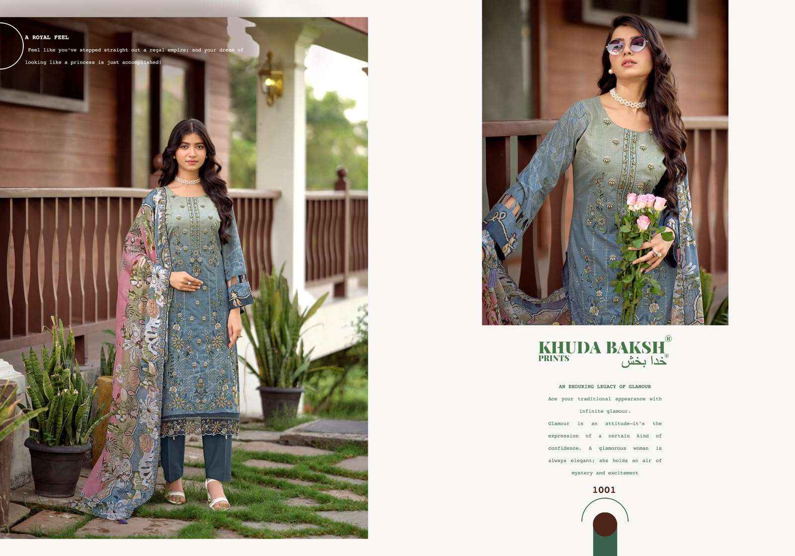 Khuda Baksh Prints Farah Vol 2 Lawn Dress Material 10 pcs Cataloge