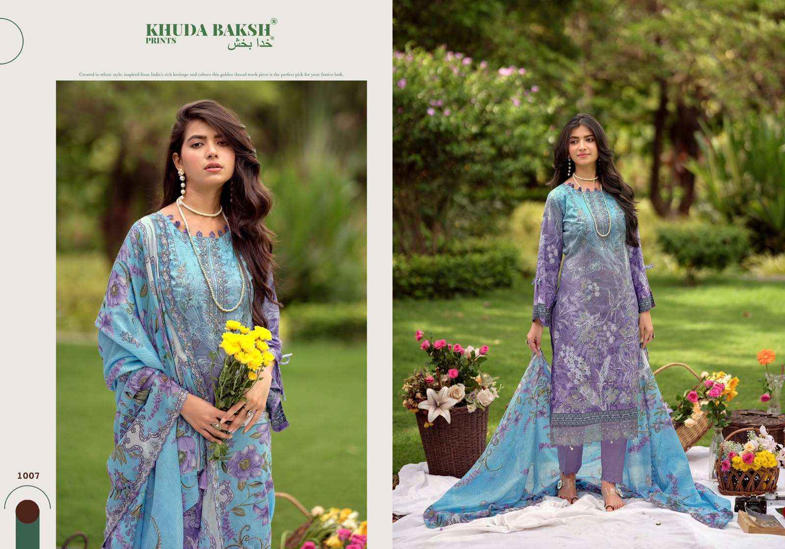 Khuda Baksh Prints Farah Vol 2 Lawn Dress Material 10 pcs Cataloge