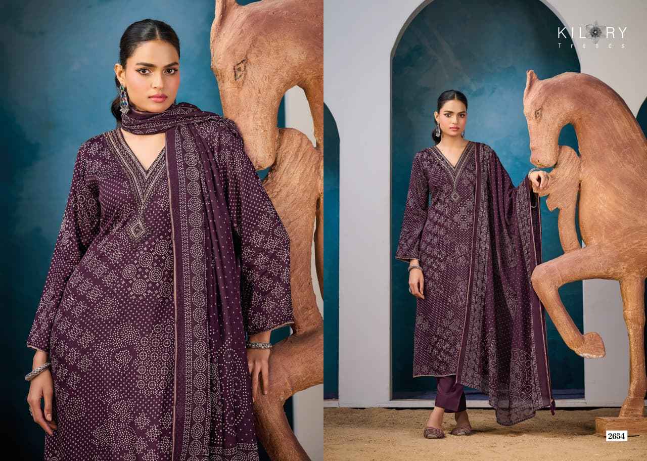 Kilory Trends Victoria Gajji Silk Dress Material 6 pcs Catalogue