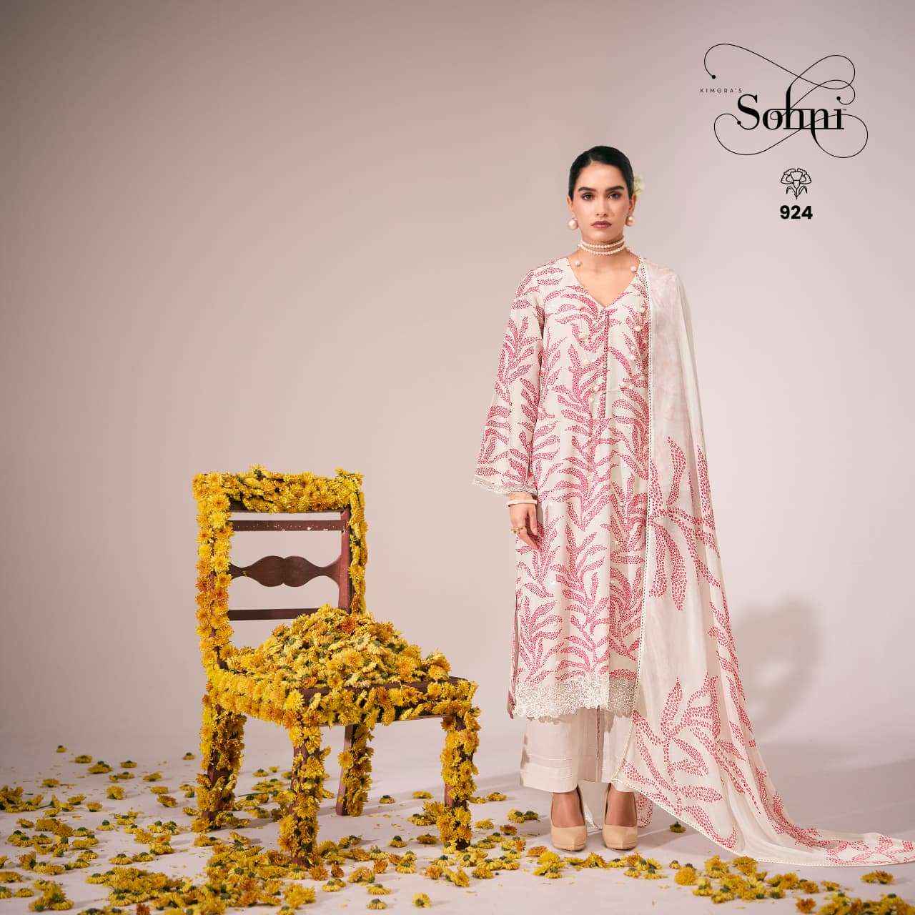 Kimora Sohani Pearl Vol 85 Muslin Dress Material 4 pcs Catalogue