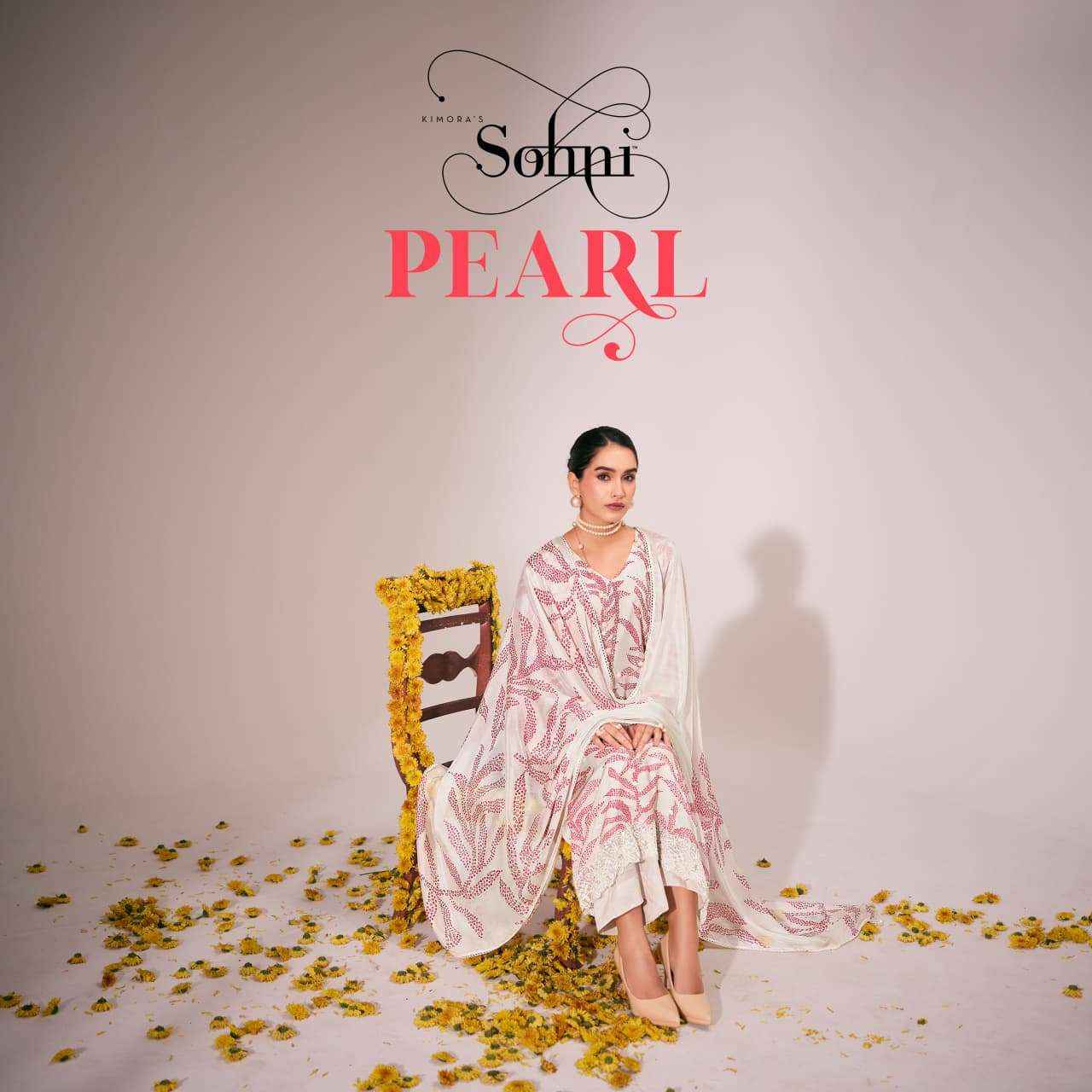 Kimora Sohani Pearl Vol 85 Muslin Dress Material 4 pcs Catalogue