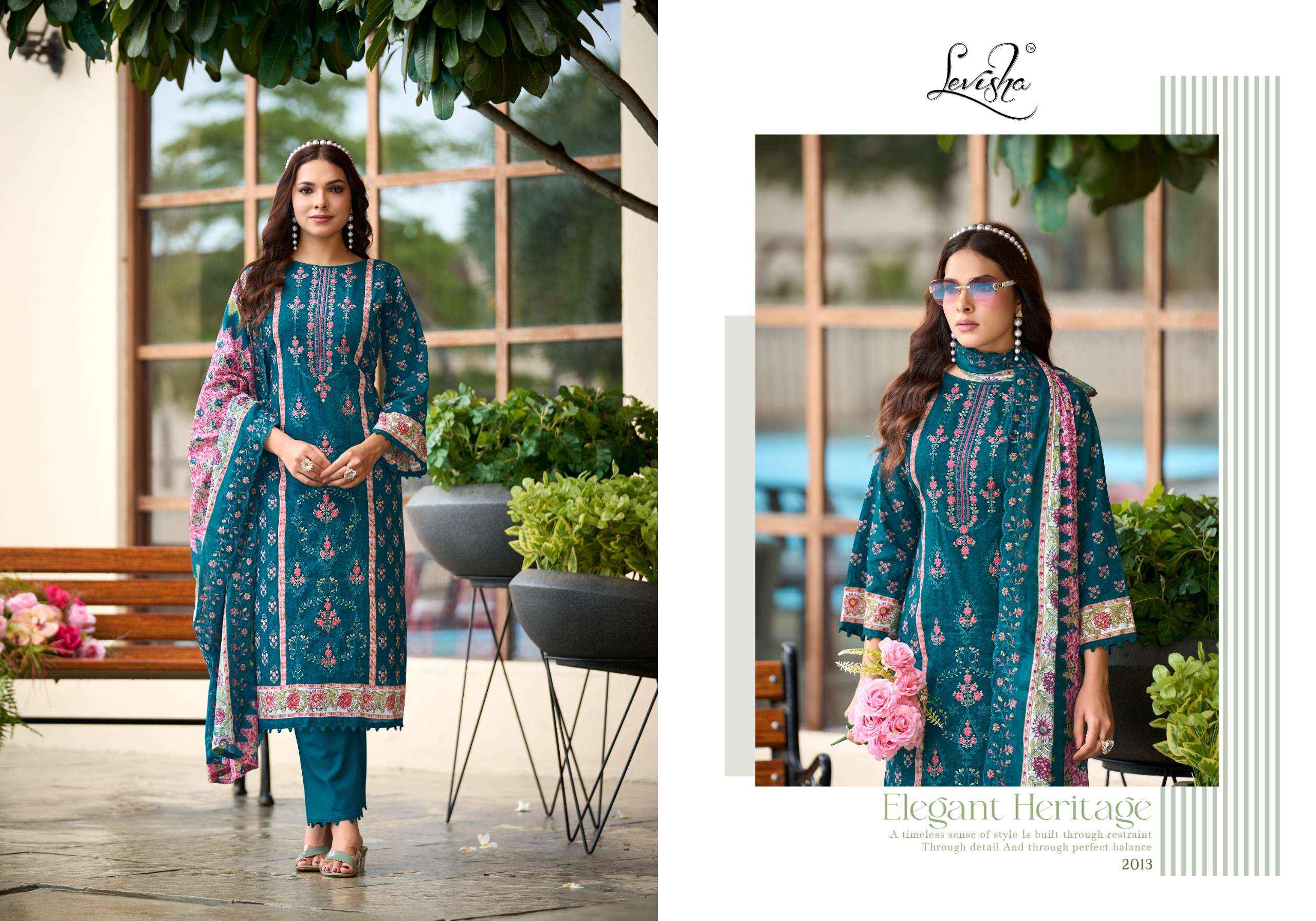Levisha Madhubala Vol 20 Lawn Cotton Dress Material 8 pcs Catalogue