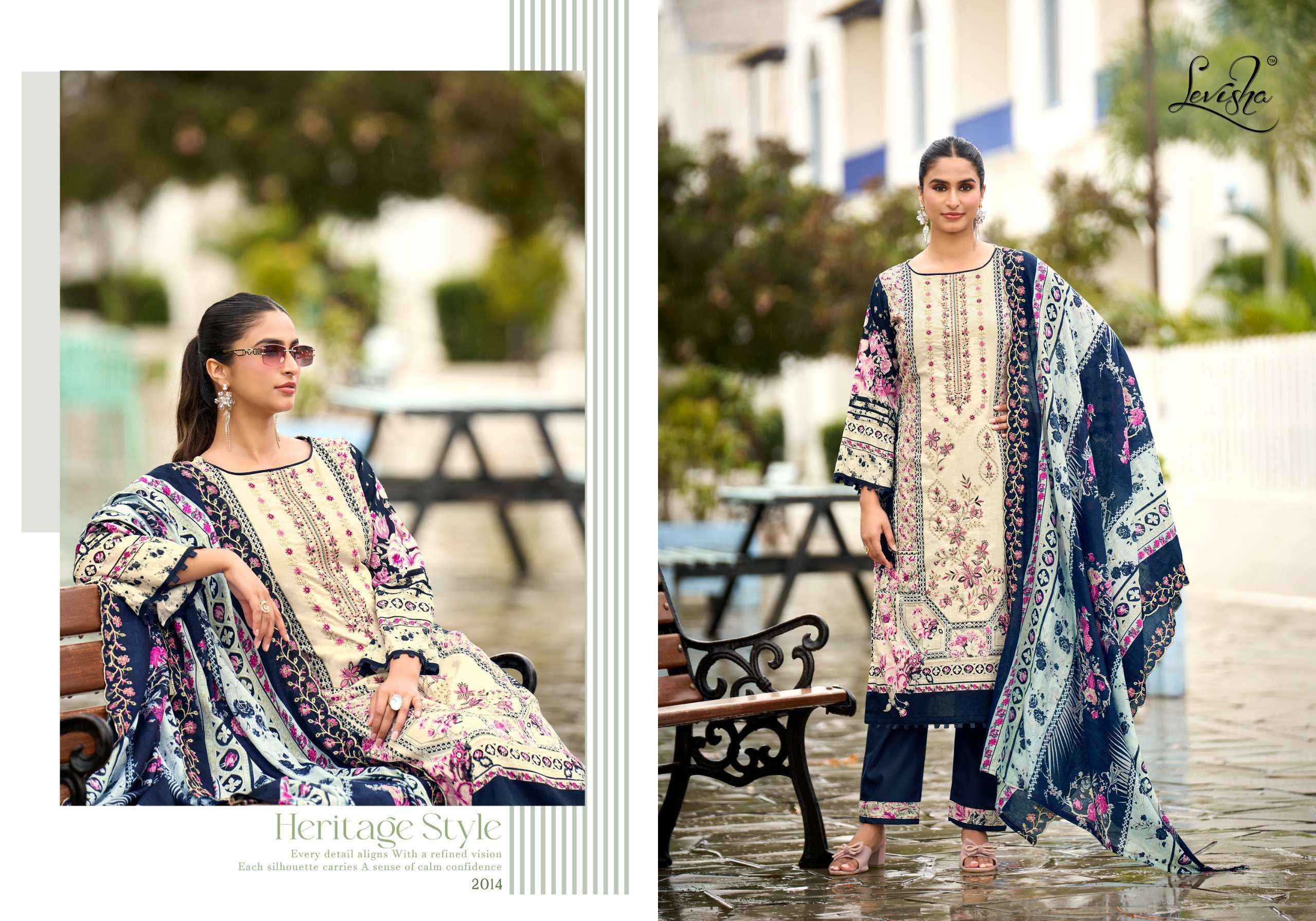 Levisha Madhubala Vol 20 Lawn Cotton Dress Material 8 pcs Catalogue