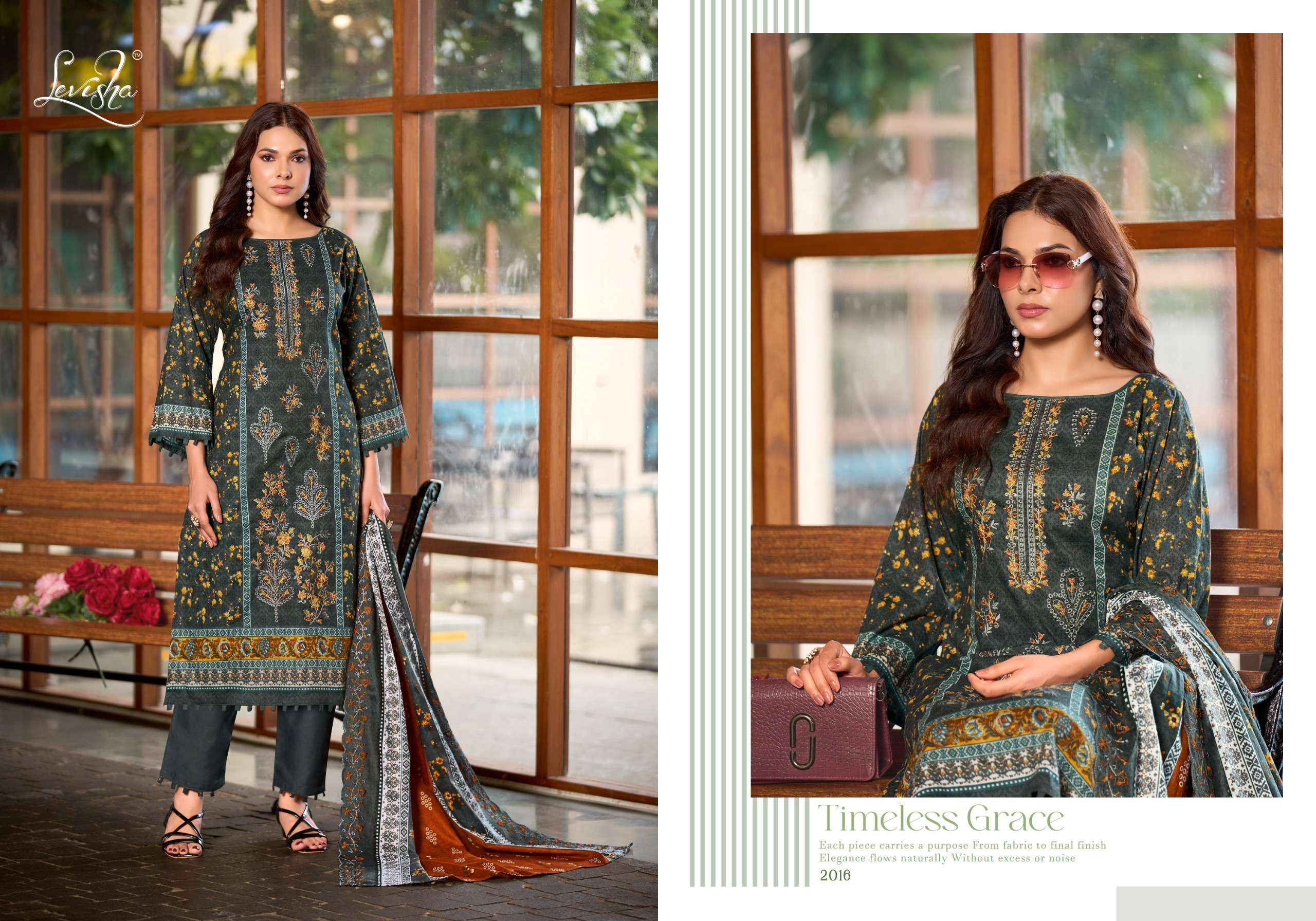 Levisha Madhubala Vol 20 Lawn Cotton Dress Material 8 pcs Catalogue