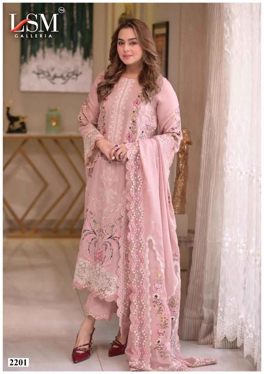 LSM Galleria Parian Dream Vol 22 Readymade Lawn Dress 6 pcs Catalogue
