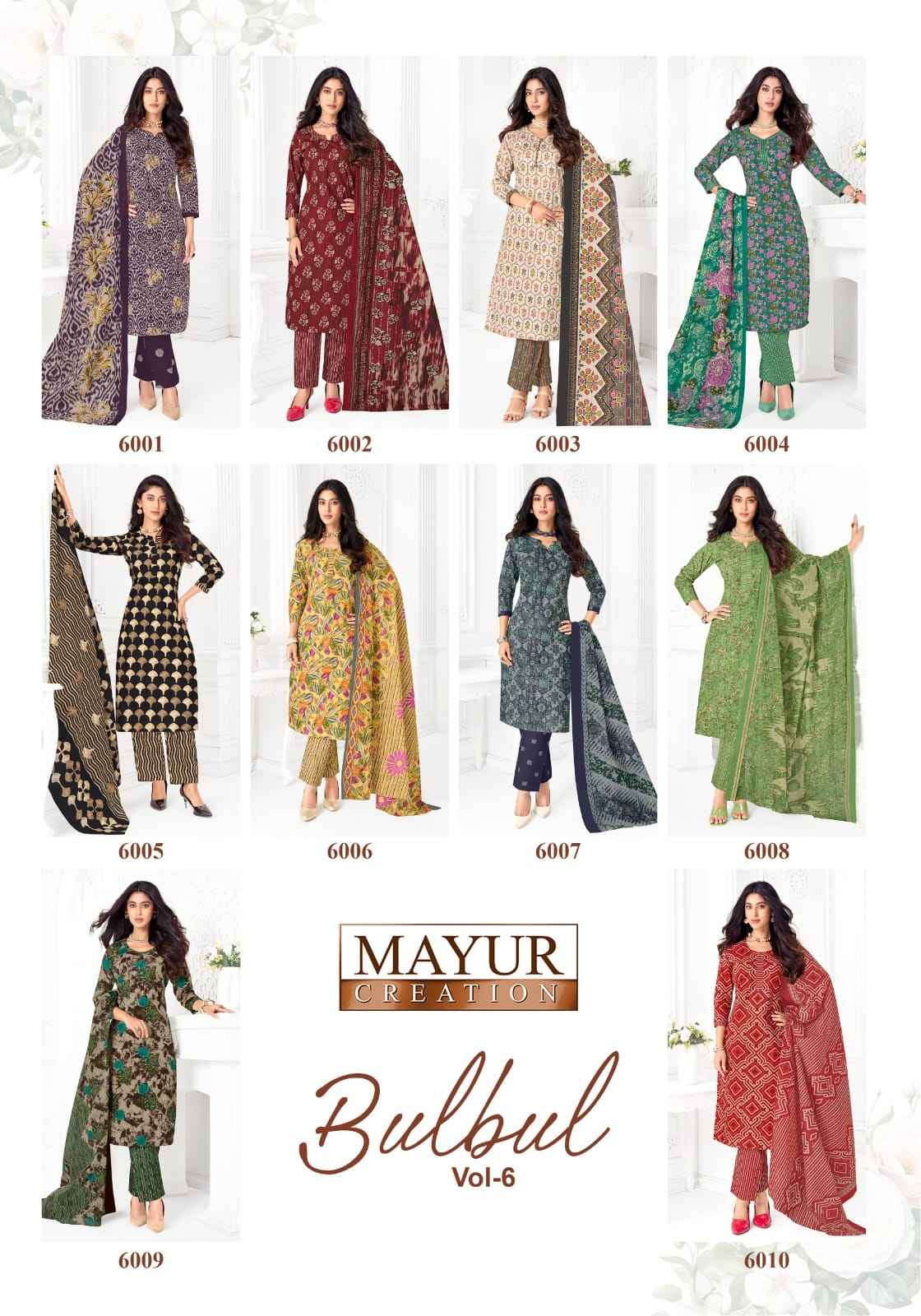 Mayur Creation Bulbul Vol 6 Readymade Cotton Dress 10 pcs Catalogue