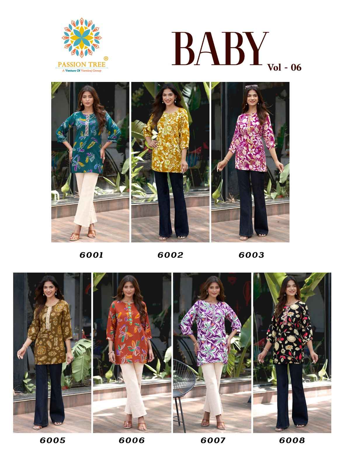 Passion Tree Baby Vol 6 Rayon Top 7 pcs Catalogue