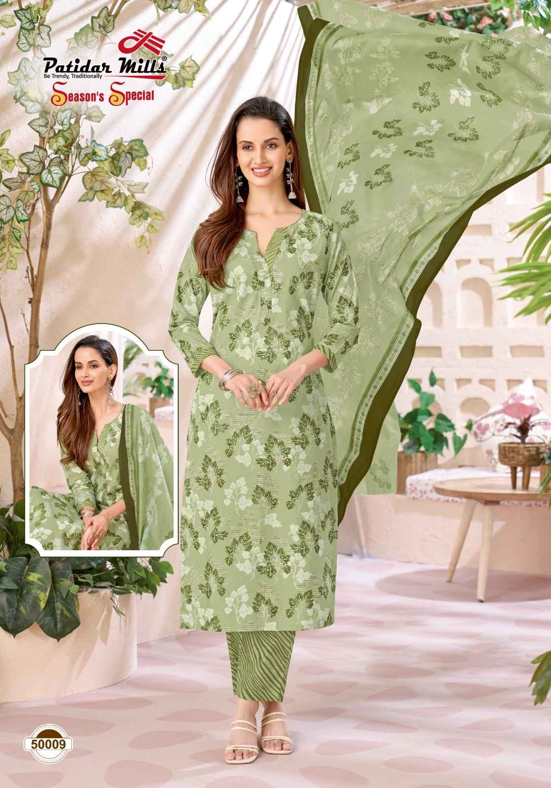 Patidar Mills Season Special Vol 50 Cotton Dress Material 10 pcs Catalogue