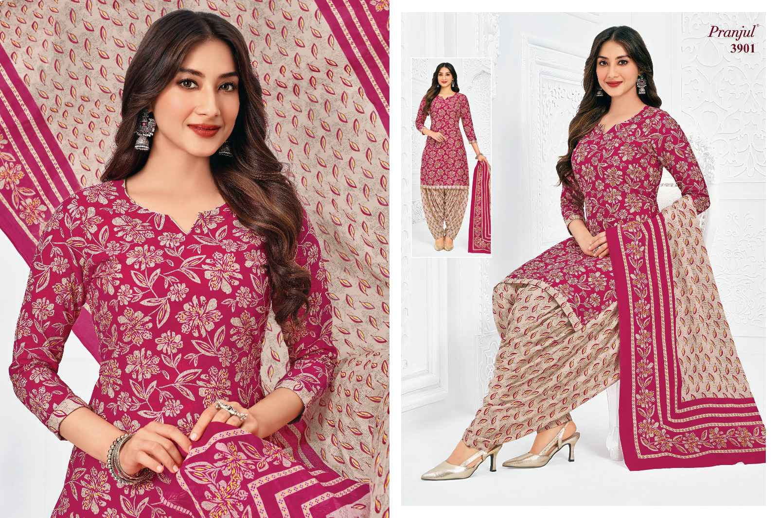 Pranjul Priyanshi Vol 39 Readymade Cotton Dress 30 pcs Catalogue