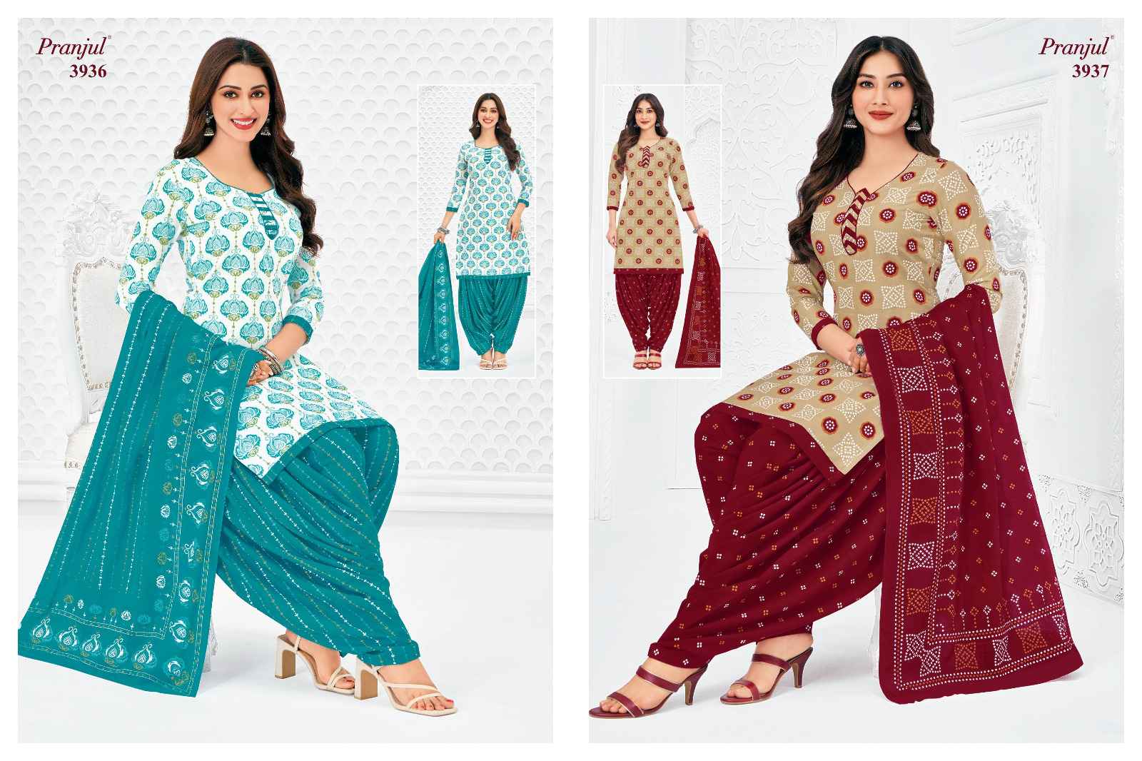 Pranjul Priyanshi Vol 39 Readymade Cotton Dress 30 pcs Catalogue