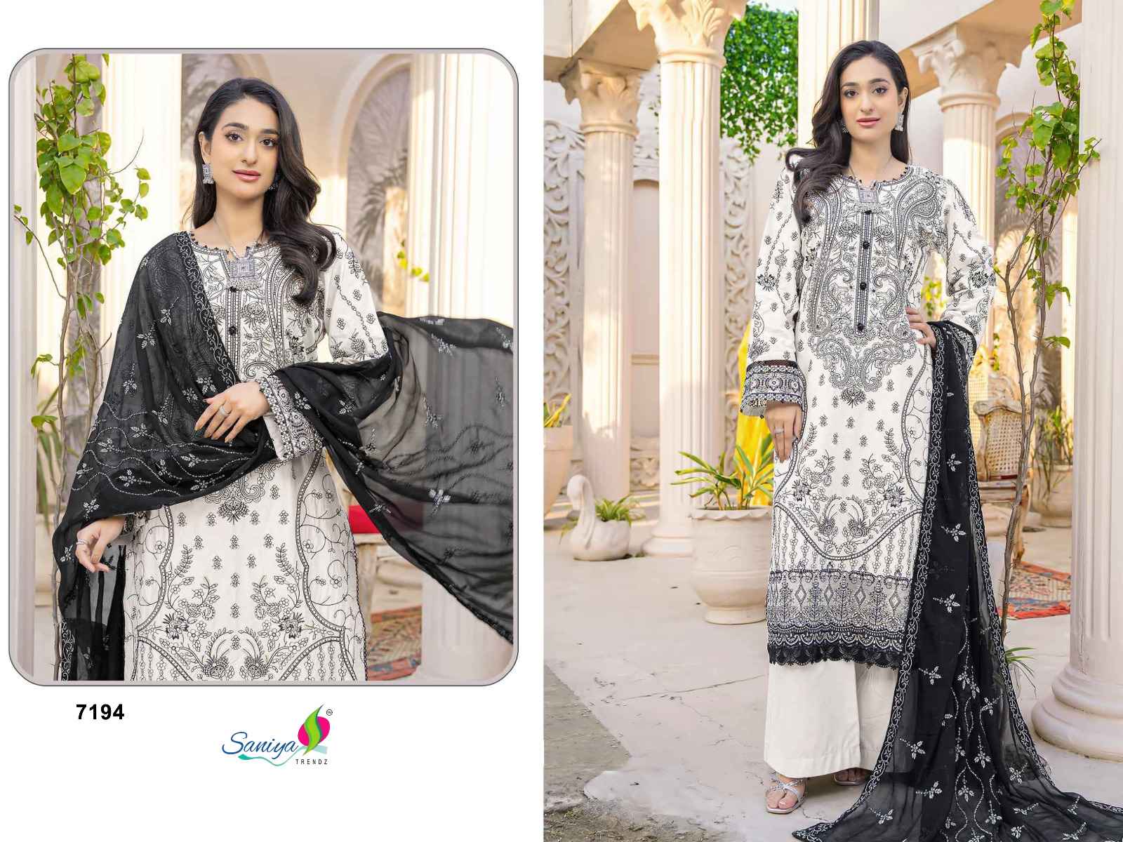Saniya Trendz Crimson Vol 26 Cotton Dress Material 3 pcs Catalogue