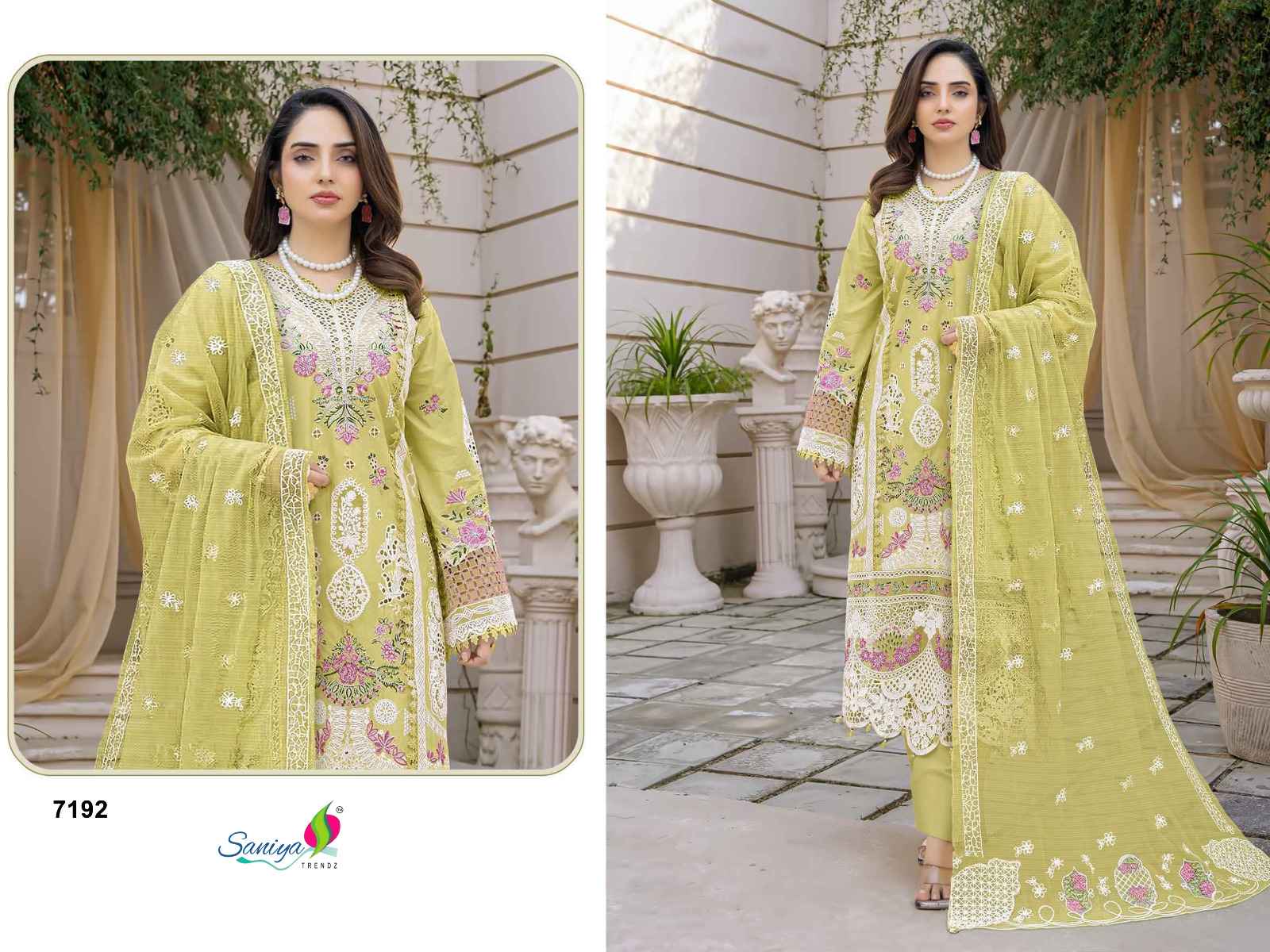 Saniya Trendz Crimson Vol 26 Cotton Dress Material 3 pcs Catalogue