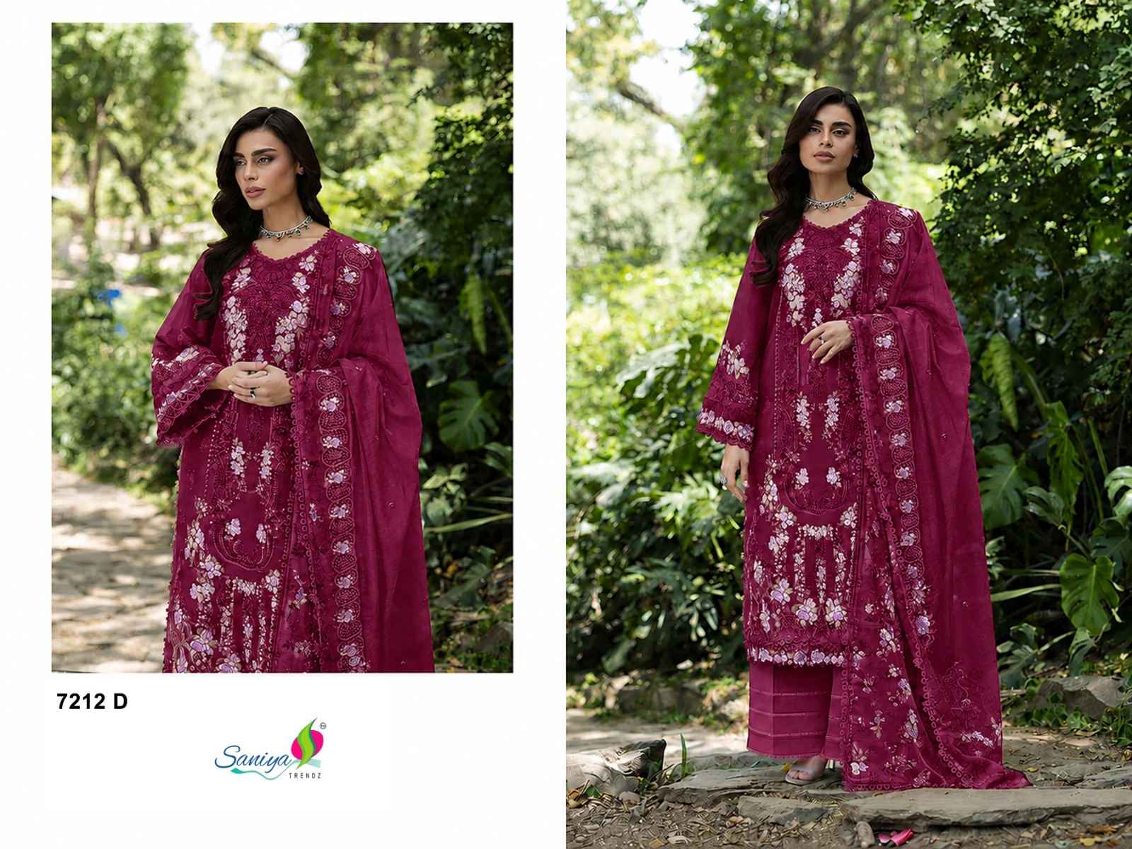 Saniya Trendz D No 7212 Cotton Dress Material 4 pcs Catalogue
