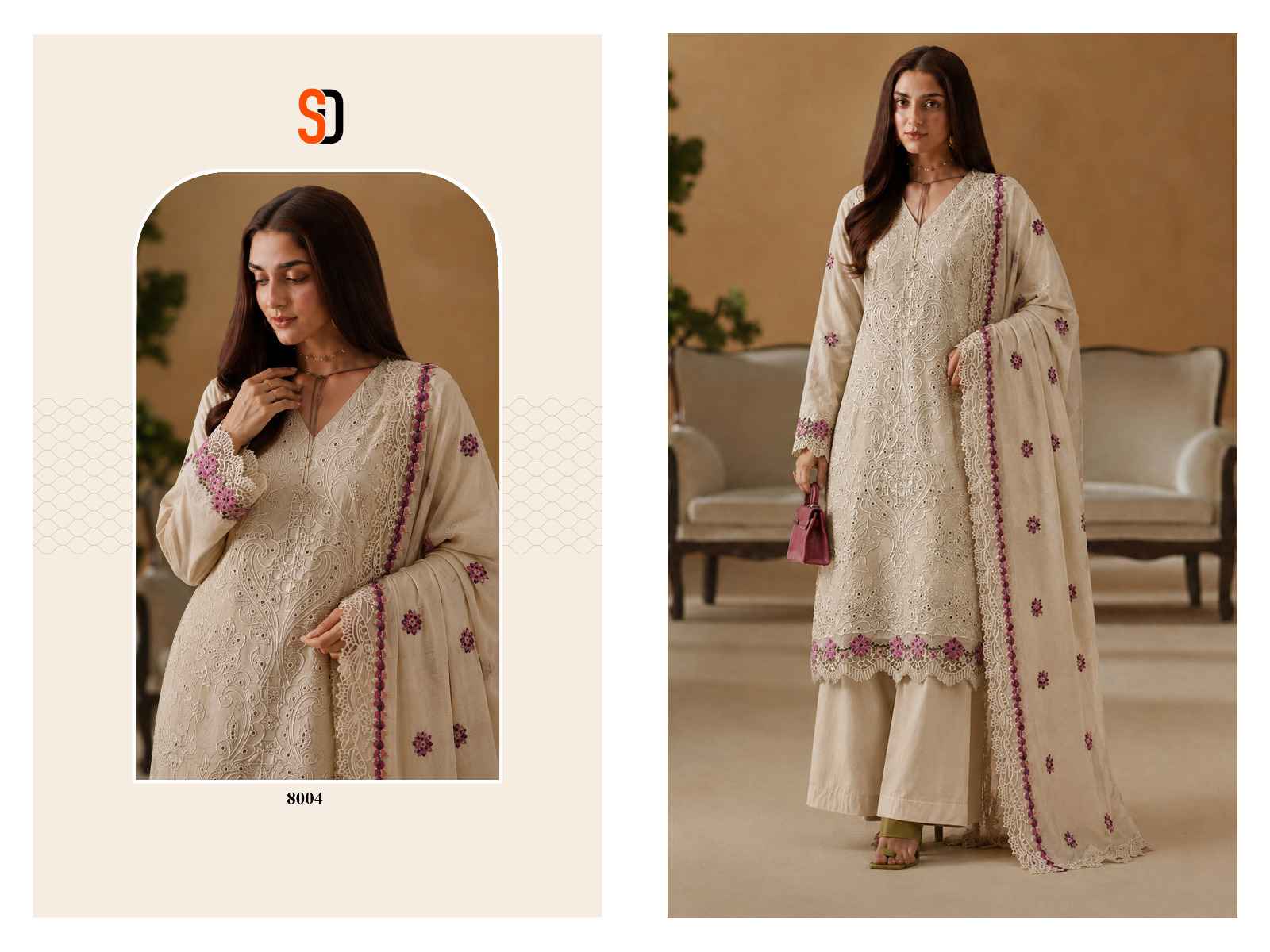 Shraddha Designer Elaf Premium Vol 1 Cotton Dress Material 6 pcs Cataloge