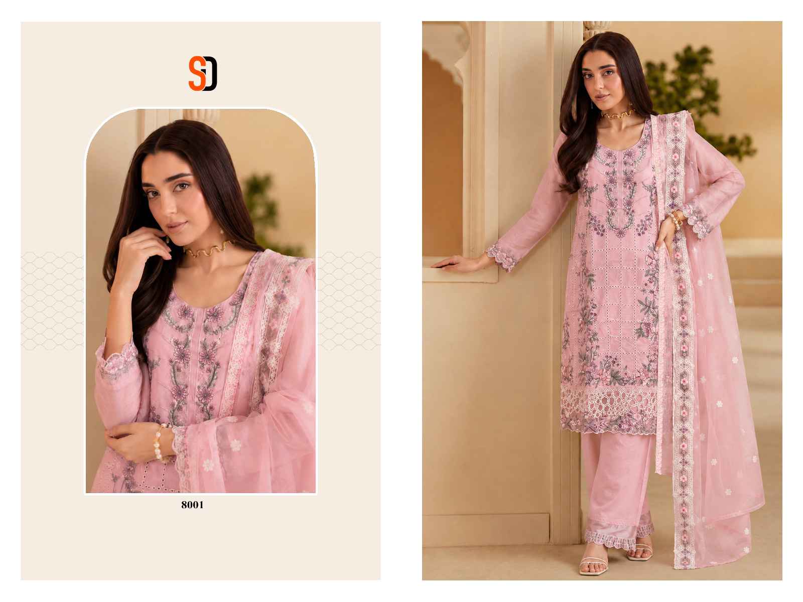 Shraddha Designer Elaf Premium Vol 1 Cotton Dress Material 6 pcs Cataloge