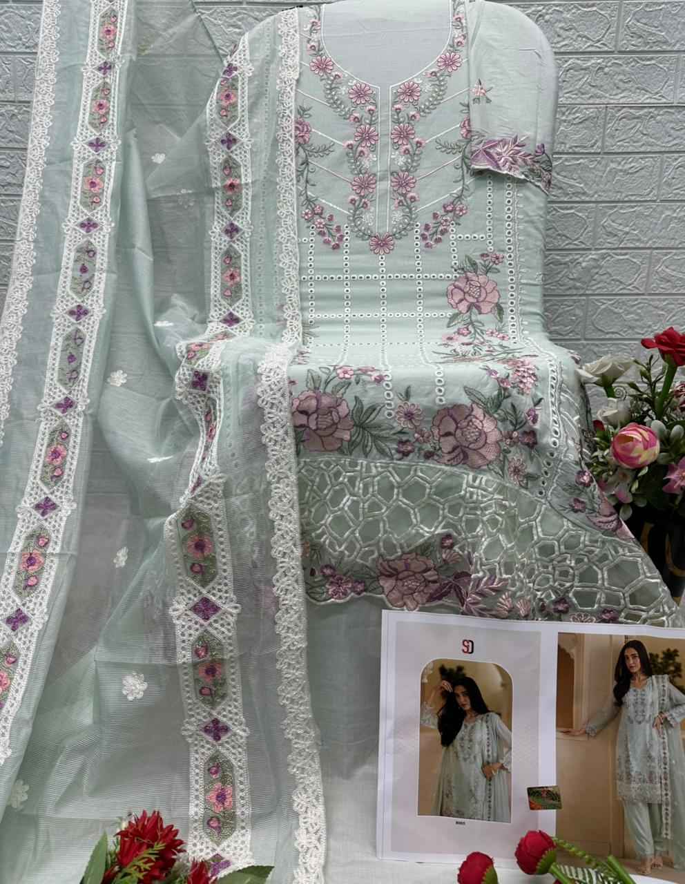 Shraddha Designer Elaf Premium Vol 1 Cotton Dress Material 6 pcs Cataloge