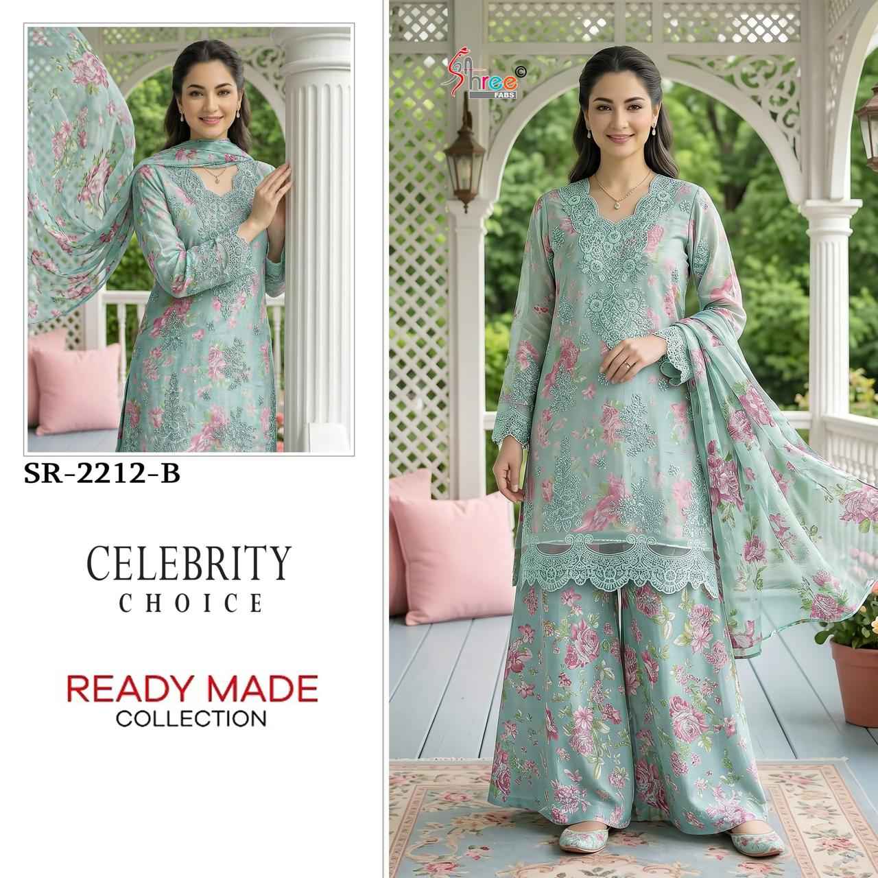 Shree Fabs Celebrity Choice Readymade Siffon Dress 4 pcs Catalogue