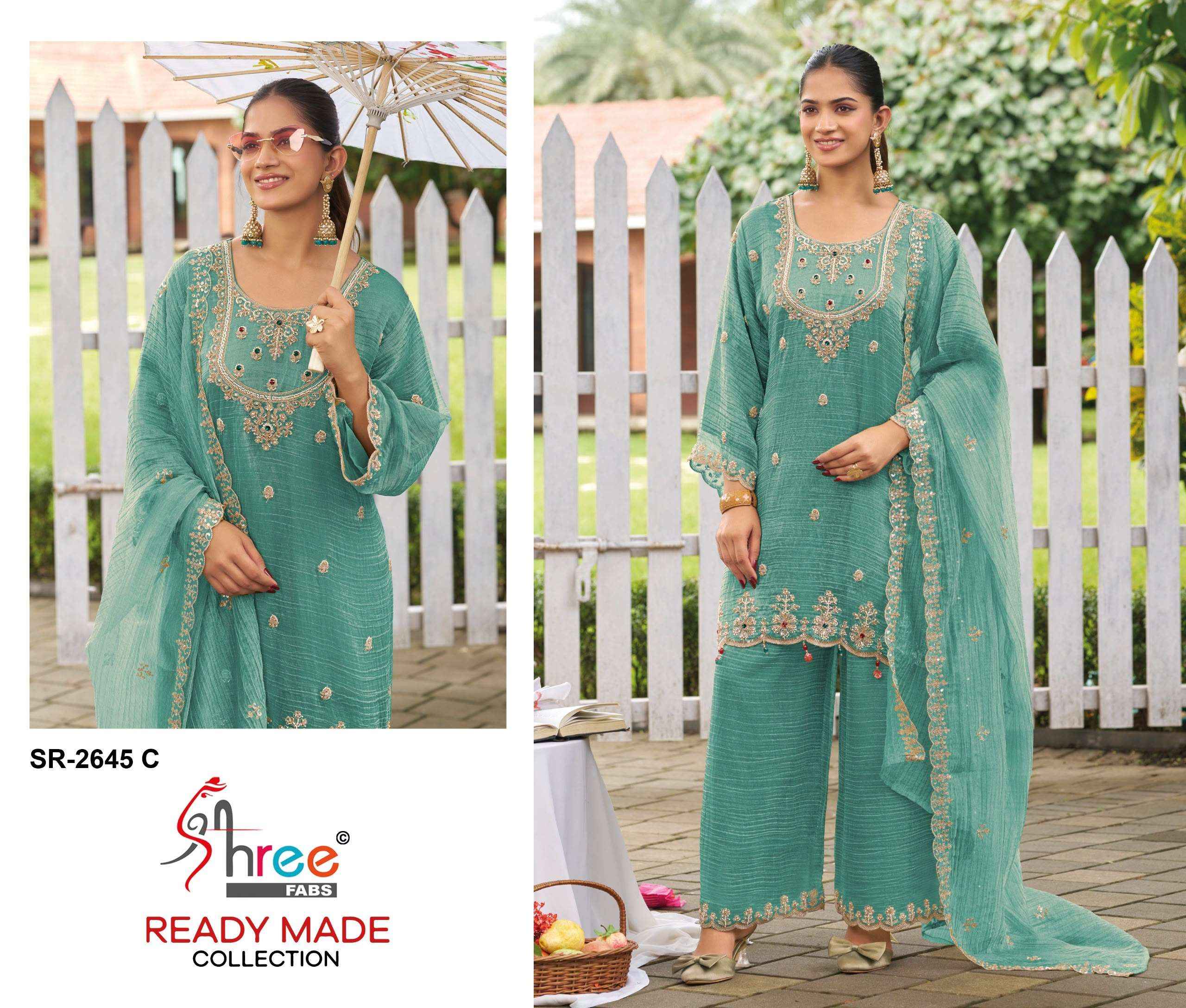 Shree Fabs SR 2645 Readymade Viscose Dress 4 pcs Catalogue
