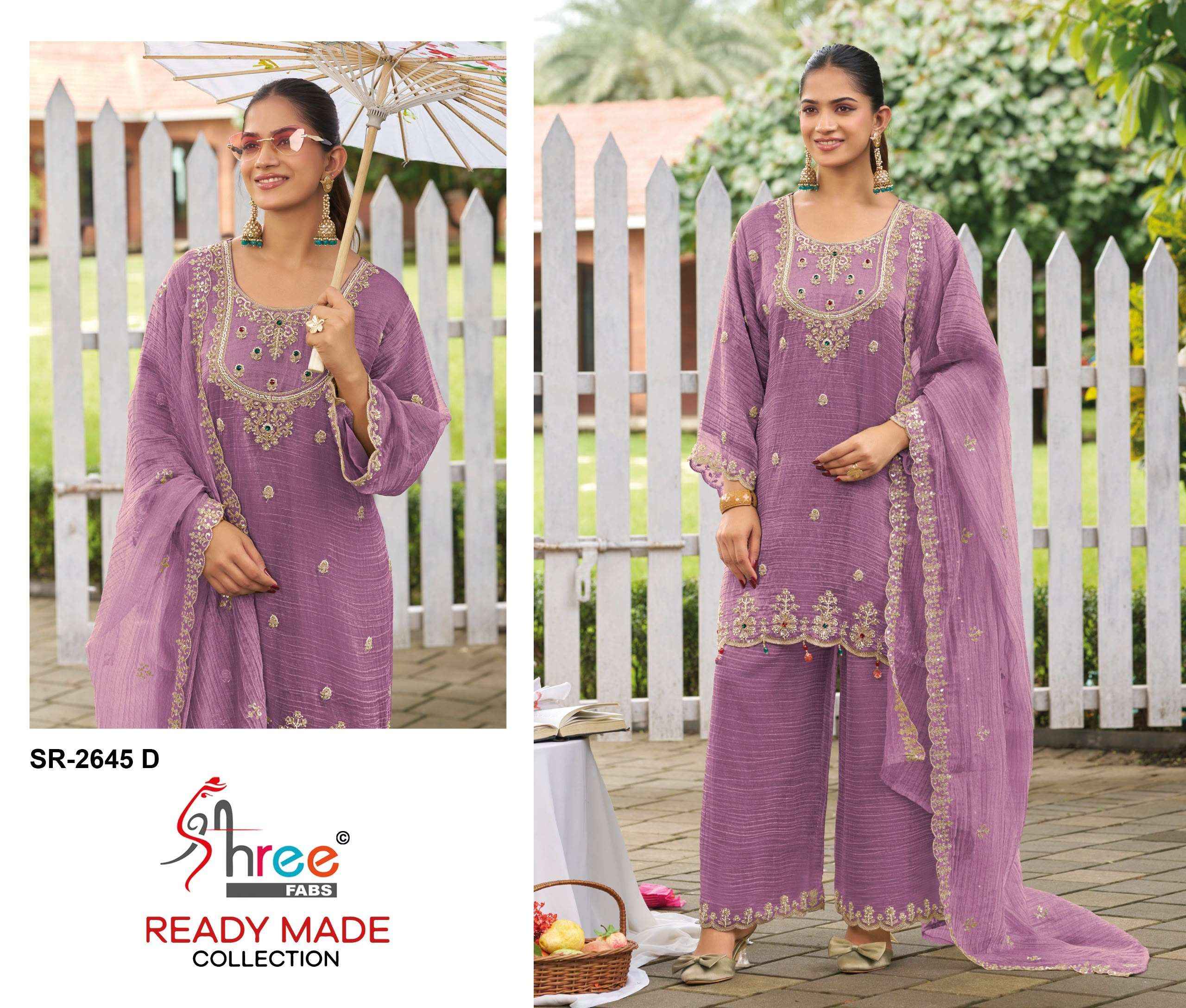 Shree Fabs SR 2645 Readymade Viscose Dress 4 pcs Catalogue