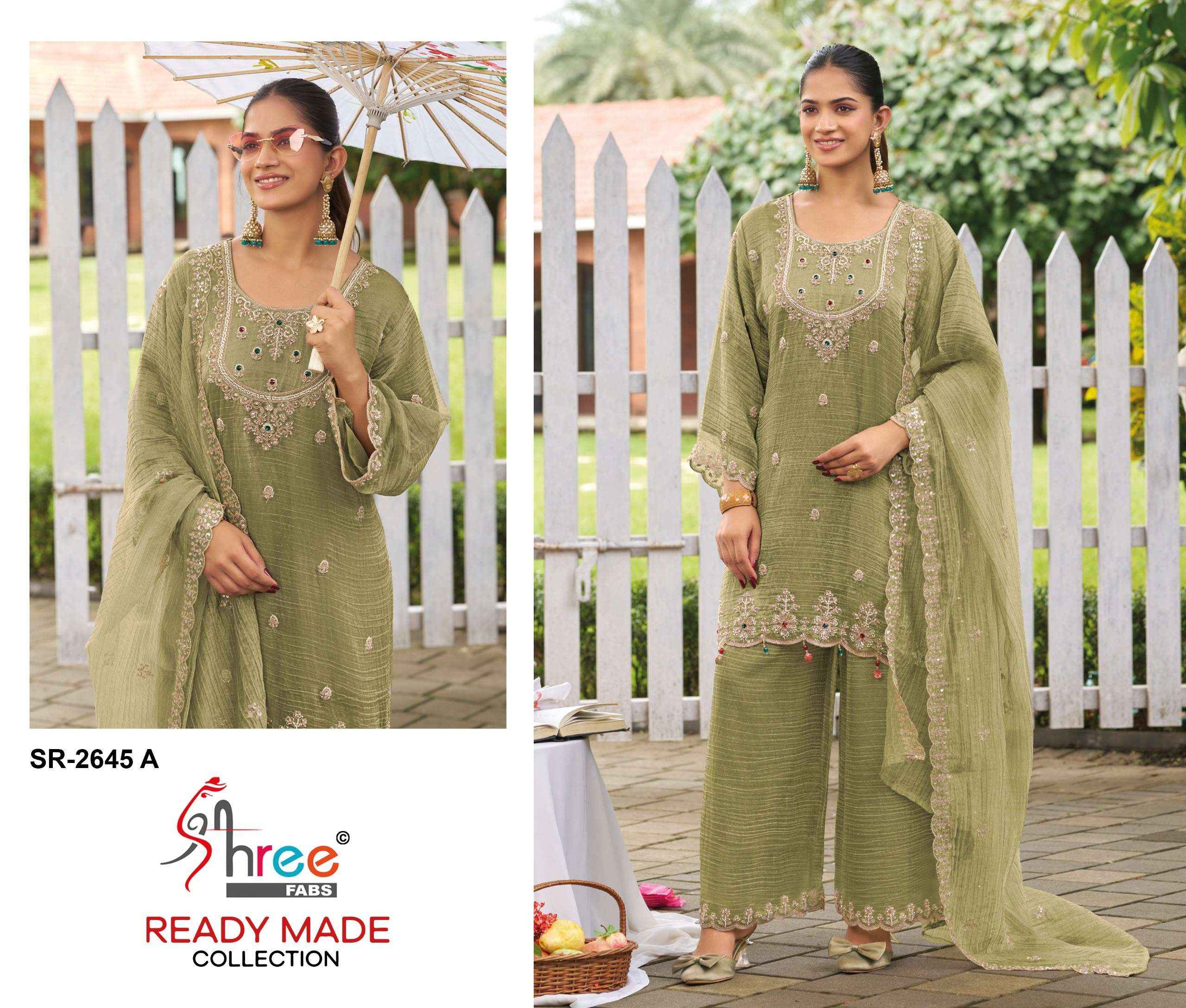 Shree Fabs SR 2645 Readymade Viscose Dress 4 pcs Catalogue