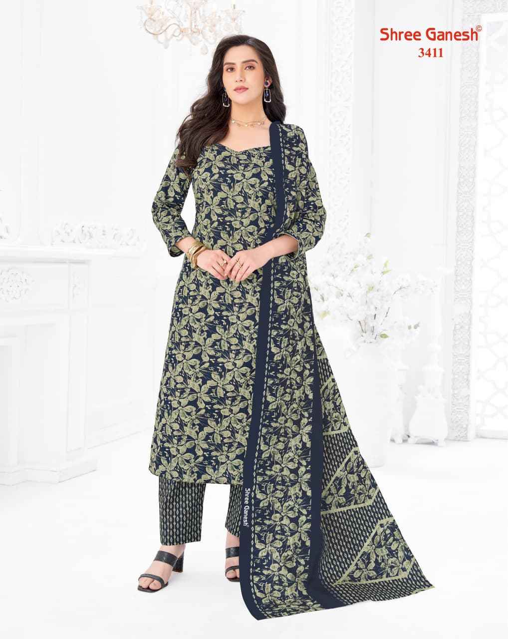 Shree Ganesh Samaiyra Vol 24 Cotton Dress Material 20 pcs catalog