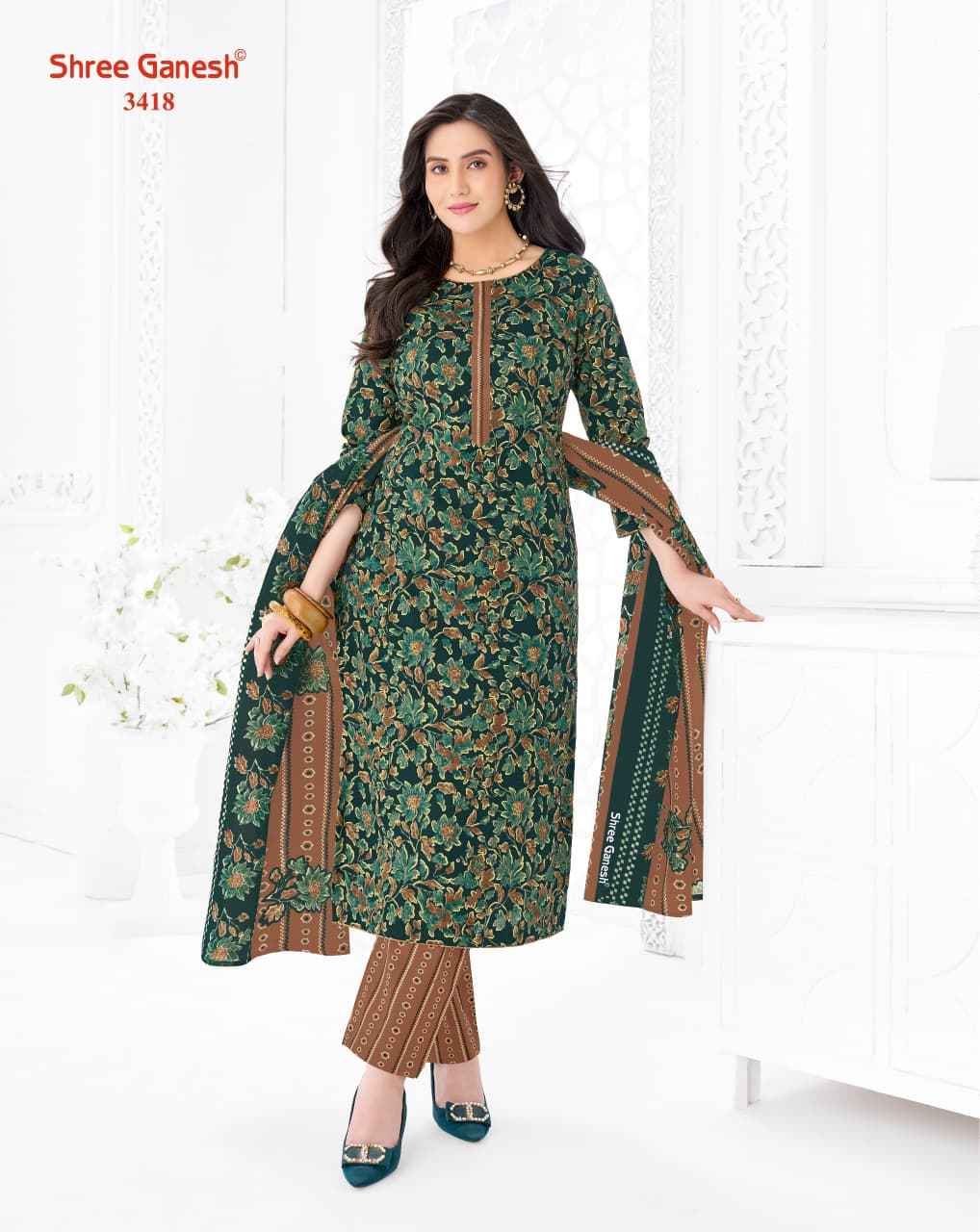 Shree Ganesh Samaiyra Vol 24 Cotton Dress Material 20 pcs catalog