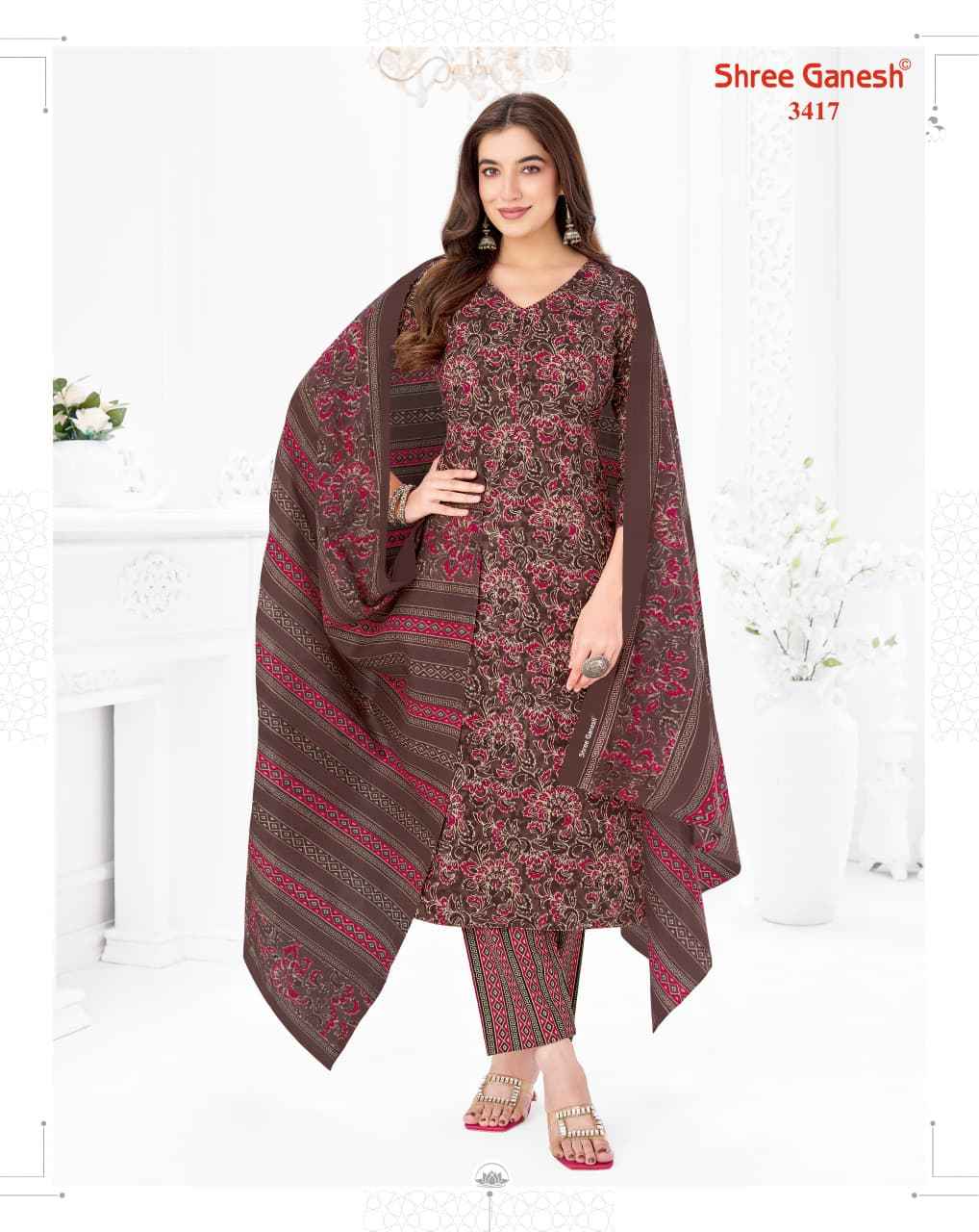 Shree Ganesh Samaiyra Vol 24 Cotton Dress Material 20 pcs catalog
