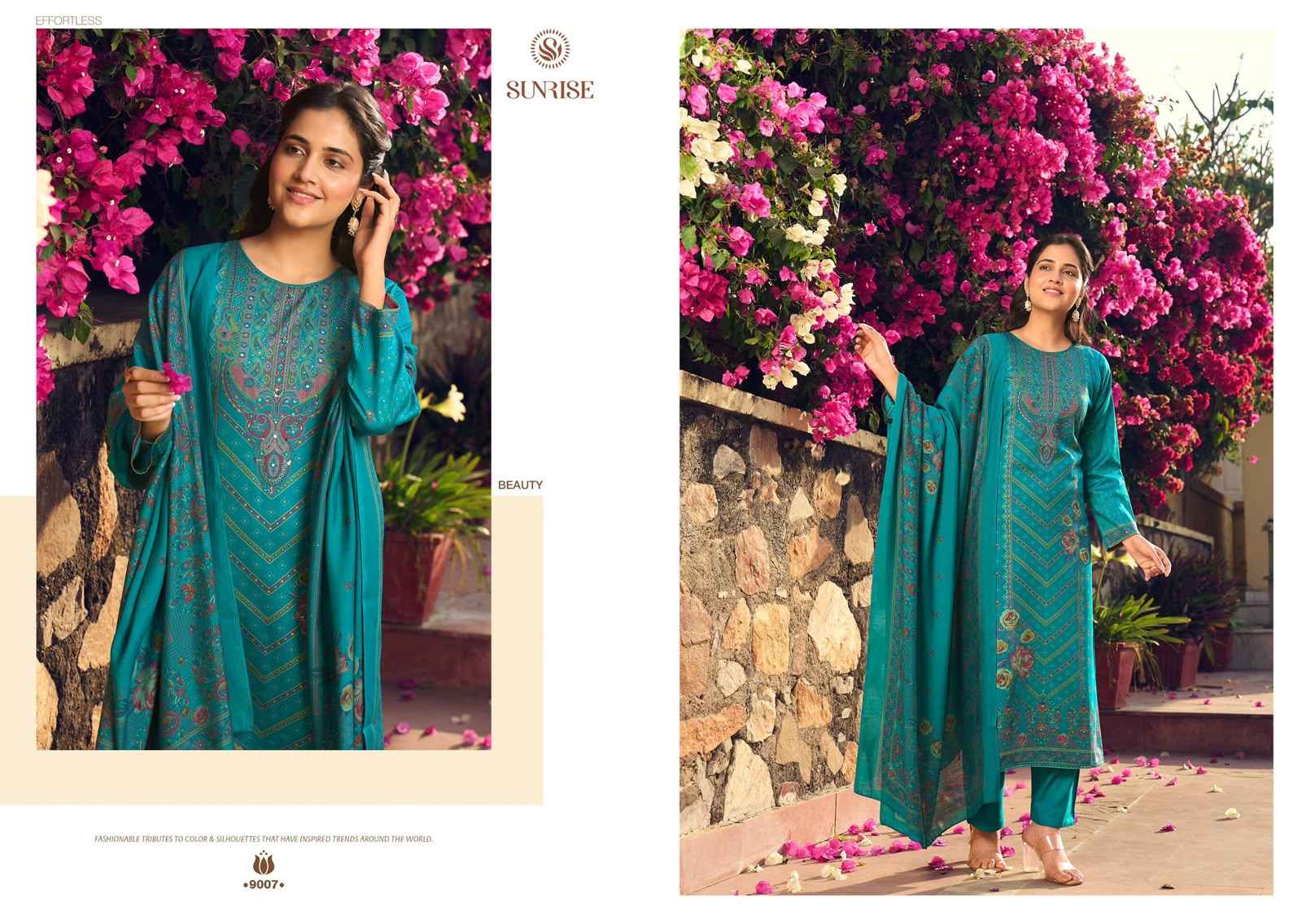 Sunrise Shilpa Vol 9 Jam Satin Dress Material 8 pcs Catalogue