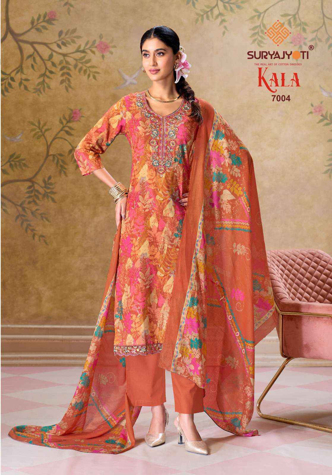 Suryajyoti Kala Vol 7 Readymade Cotton Dress 8 pcs Catalogue
