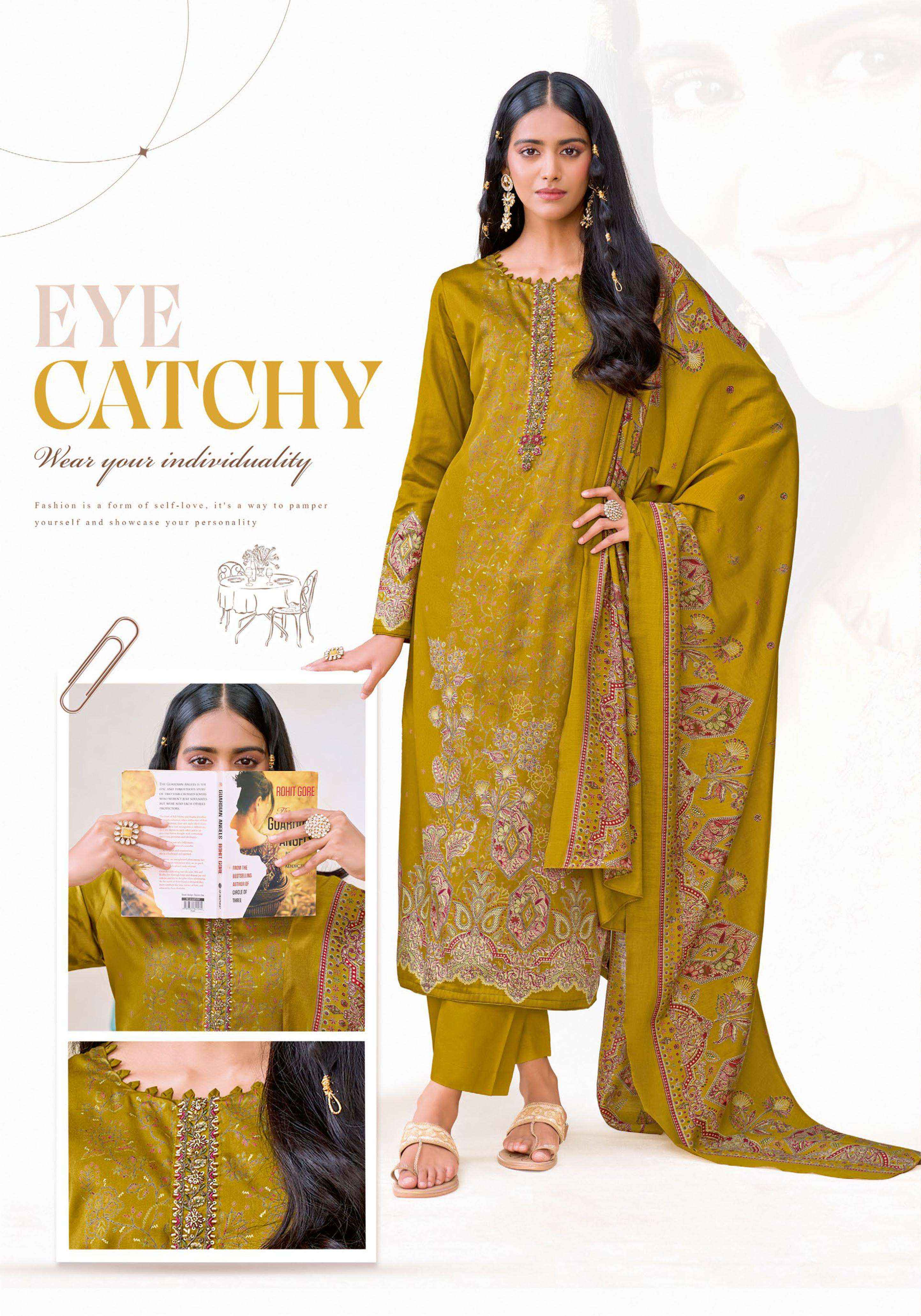 Suryajyoti Keshri Vol 1 Jam Satin Dress Material 6 pcs Catalogue