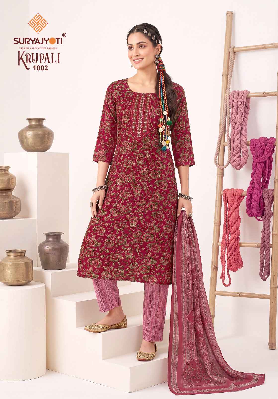Suryajyoti Krupali Vol 1 Readymade Capsule Dress 10 Pcs Catalouge