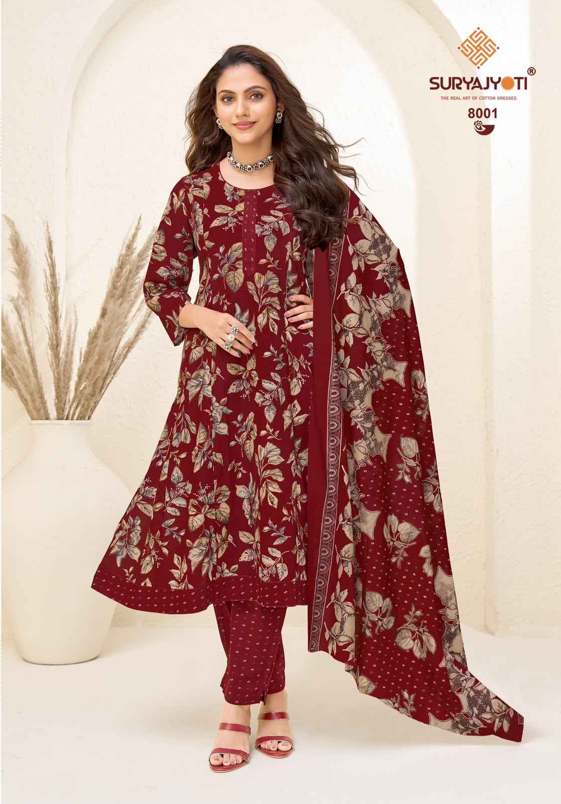 Suryajyoti Rashi Vol 8 Readymade Cotton Dress 10 pcs Catalogue