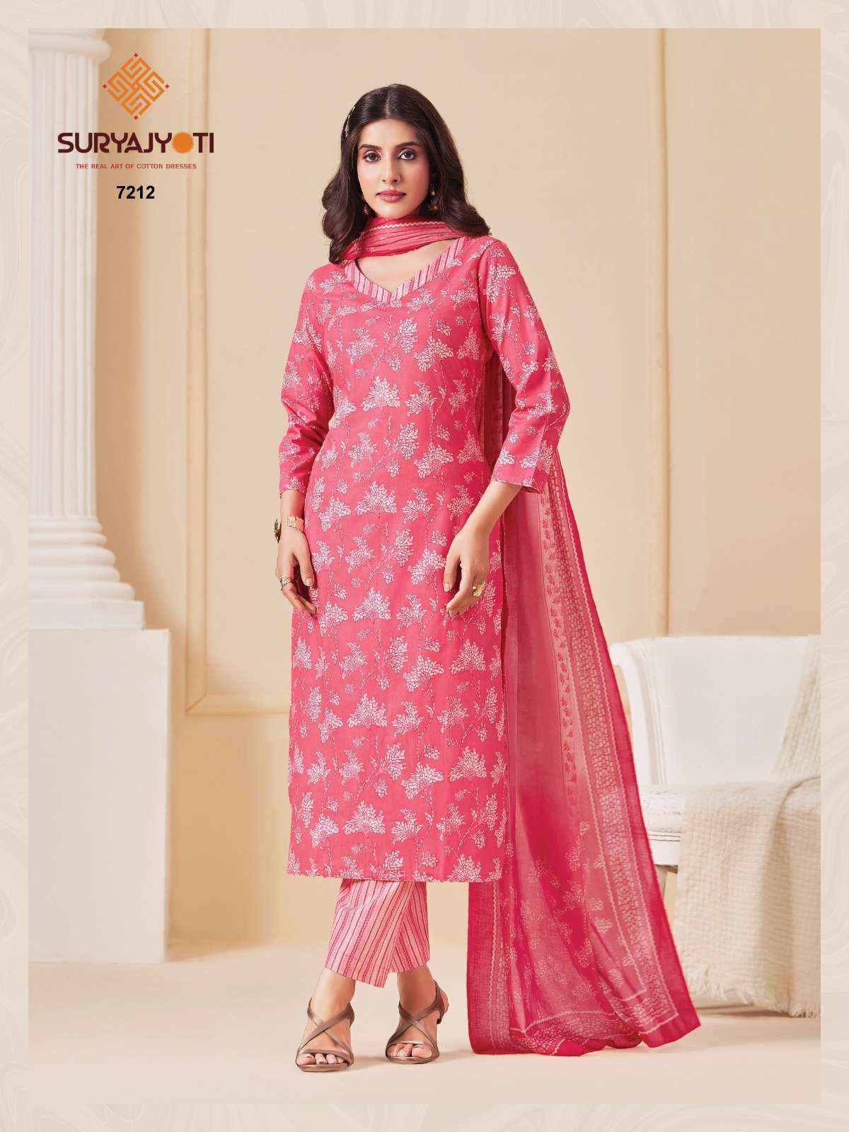 Suryajyoti Trendy Cotton Vol 72 Readymade Cotton Dress 20 pcs Catalogue