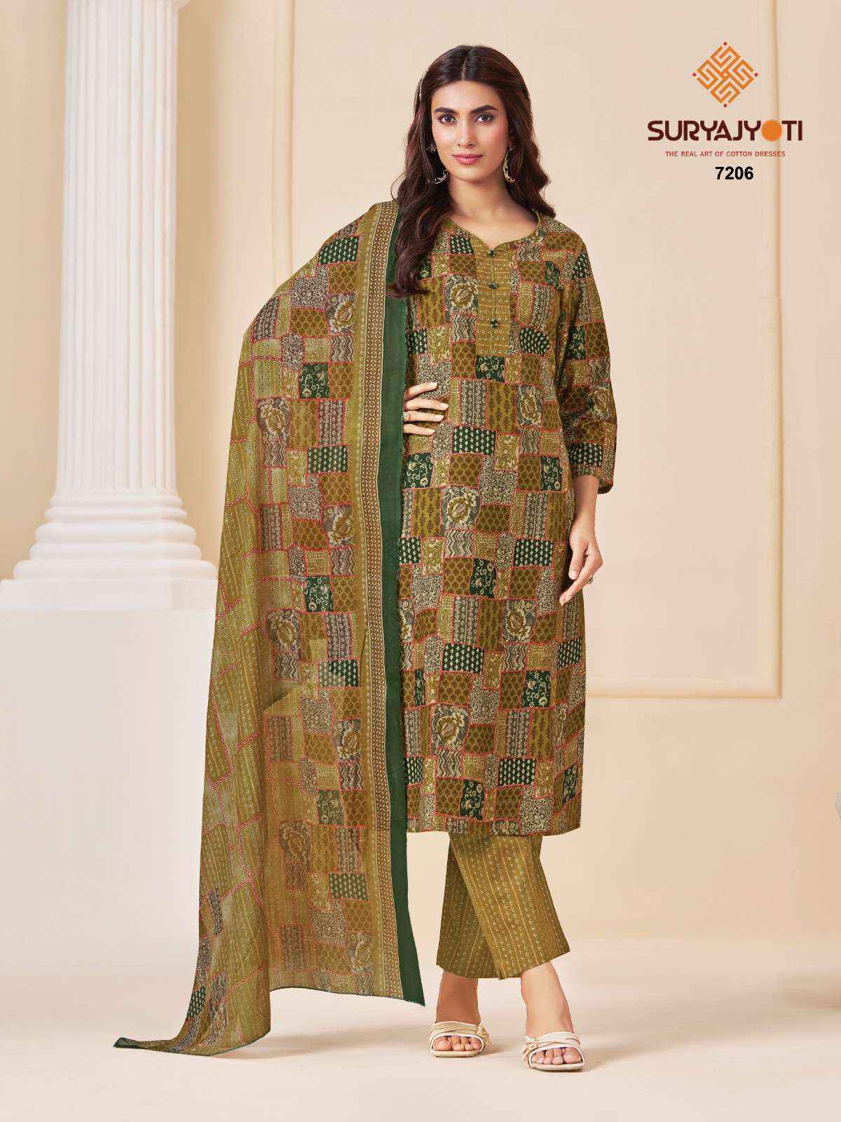 Suryajyoti Trendy Cotton Vol 72 Readymade Cotton Dress 20 pcs Catalogue