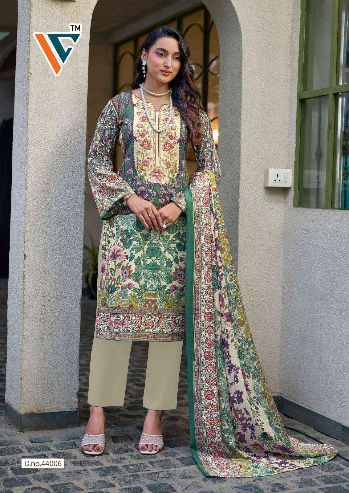 Vandana Creation Karachi King Vol 44 Cotton Dress Material 8 pcs Catalogue