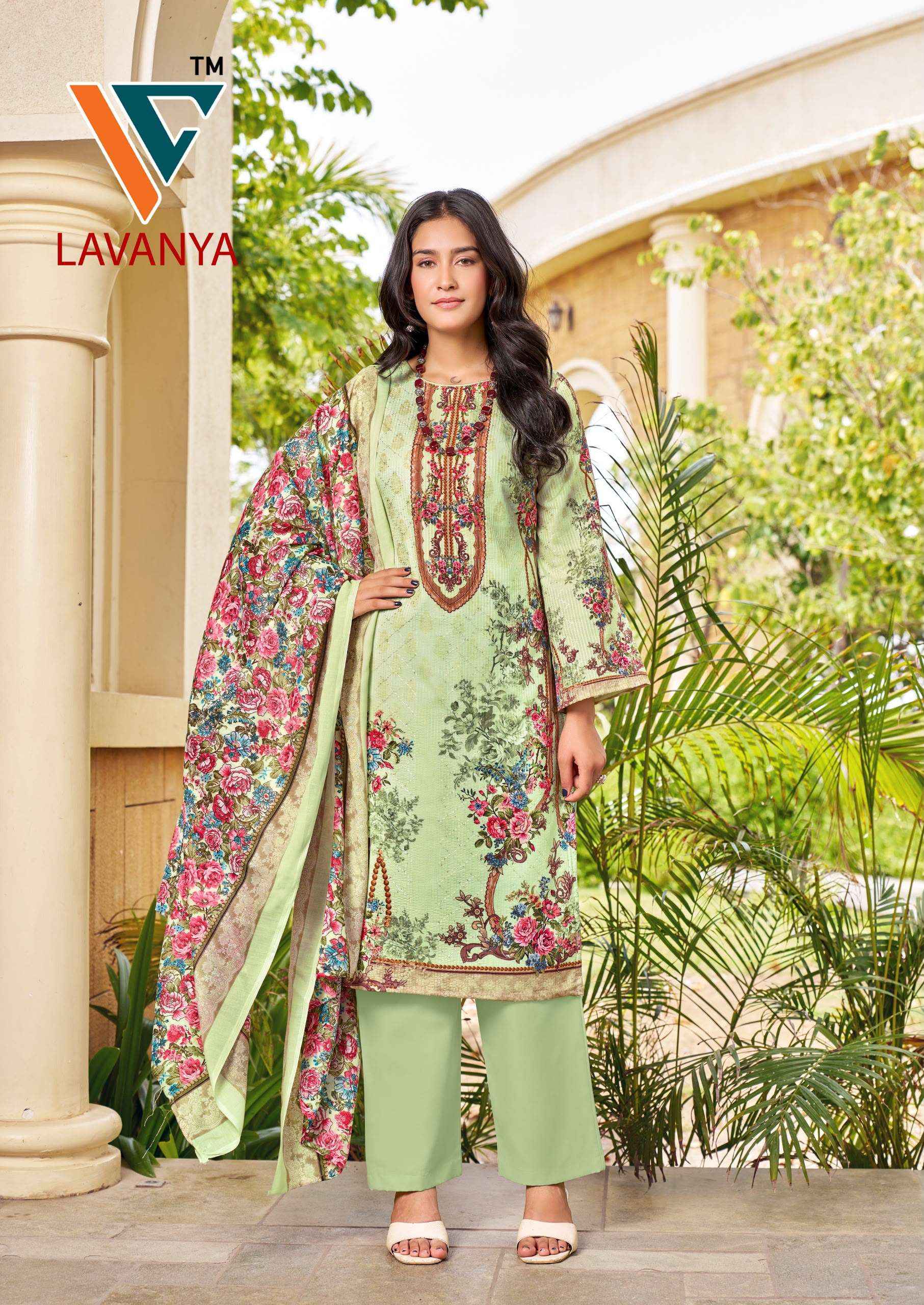 Vandana Creation Lavanya Vol 1 Cotton Dress Material 8 pcs Catalogue