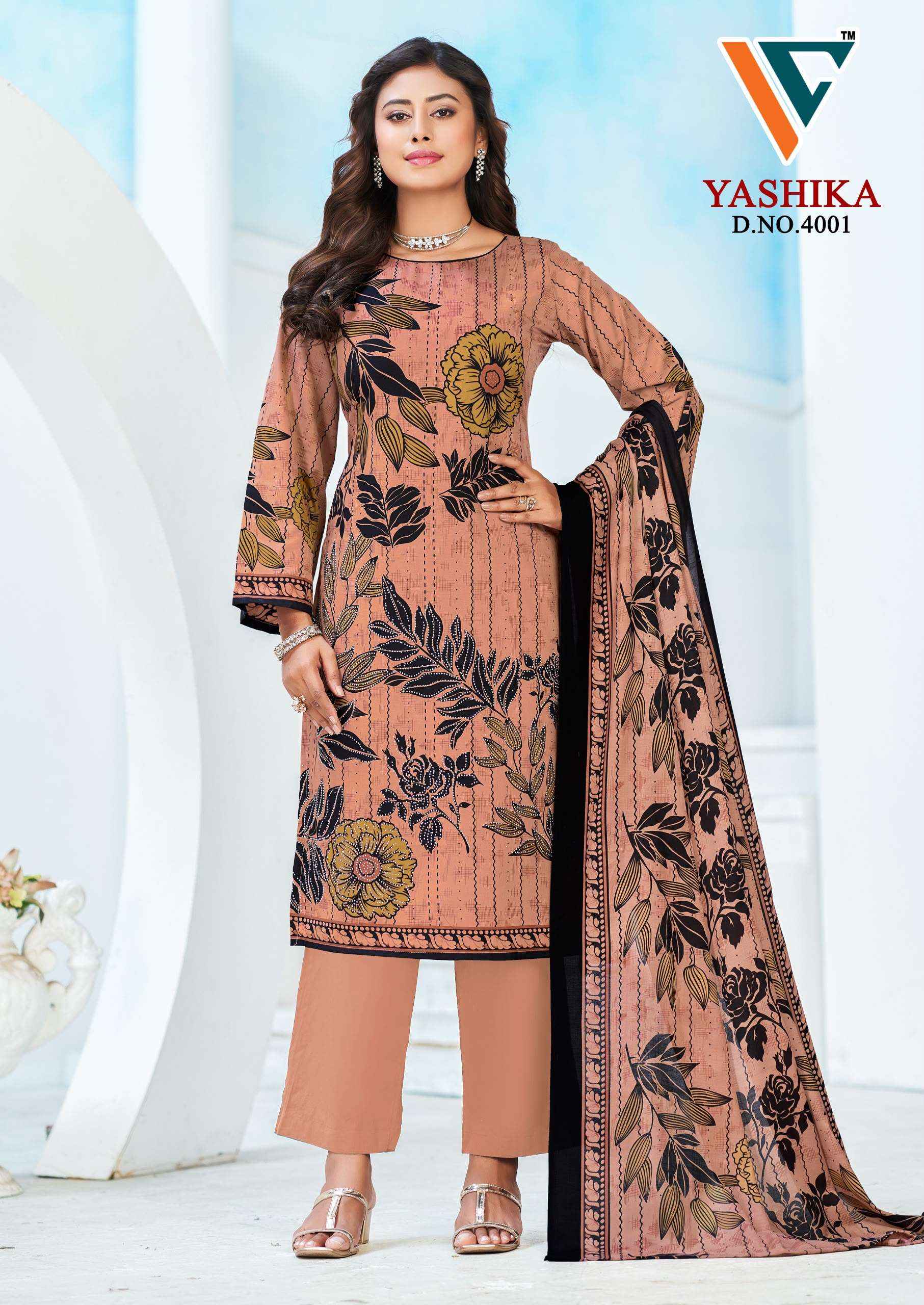 Vandana Creation Yashika Vol 4 Cotton Dress Material 8 pcs Catalogue