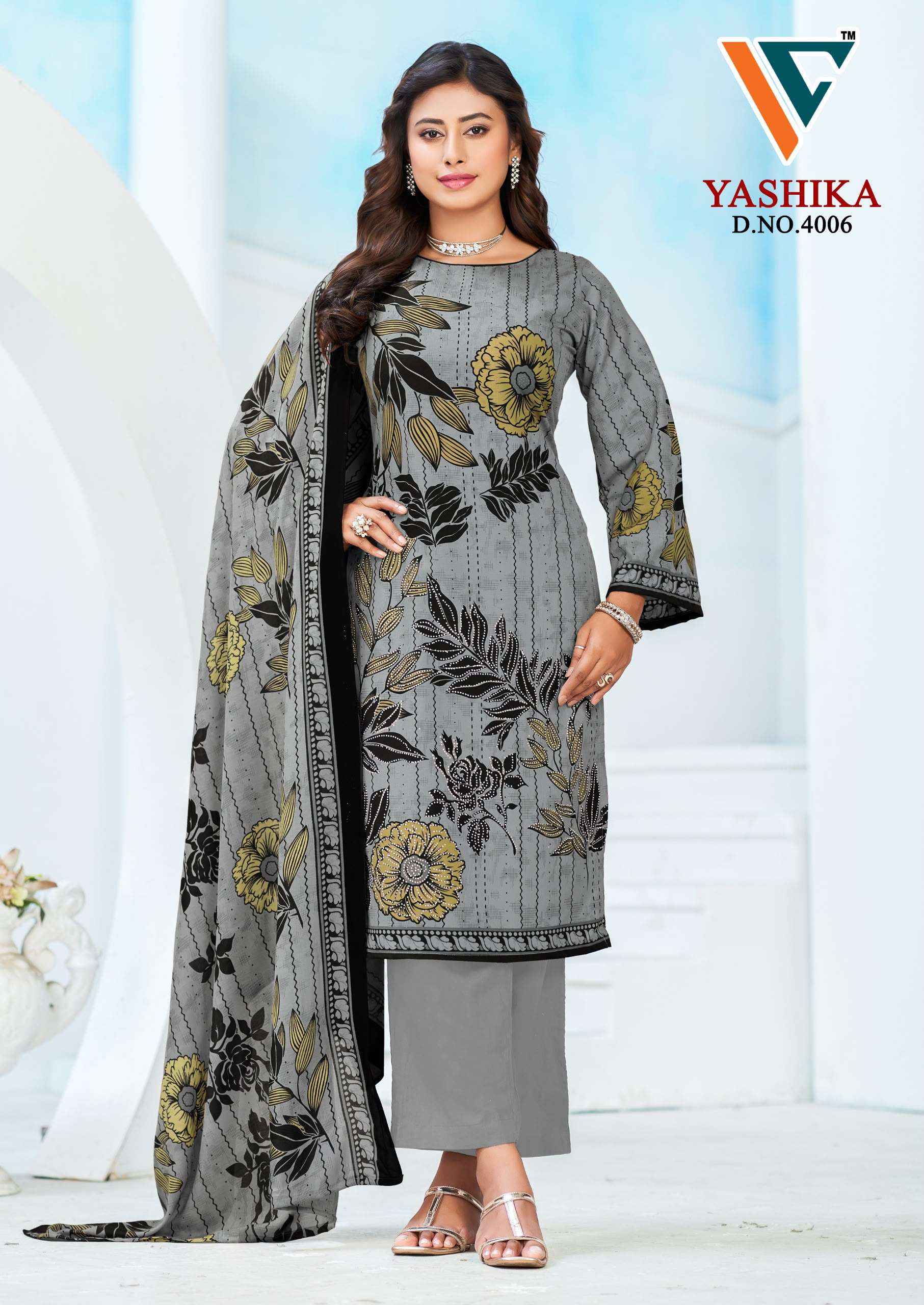 Vandana Creation Yashika Vol 4 Cotton Dress Material 8 pcs Catalogue