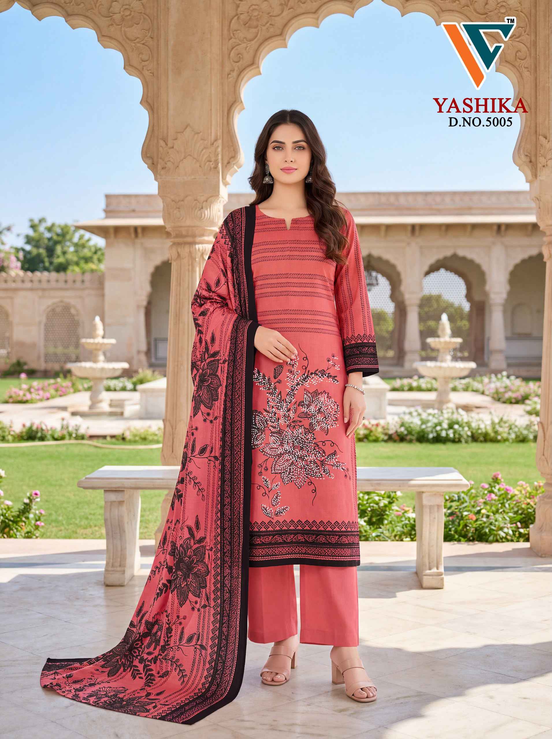 Vandana Creation Yashika Vol 5 Cotton Dress Material 8 pcs Catalogue